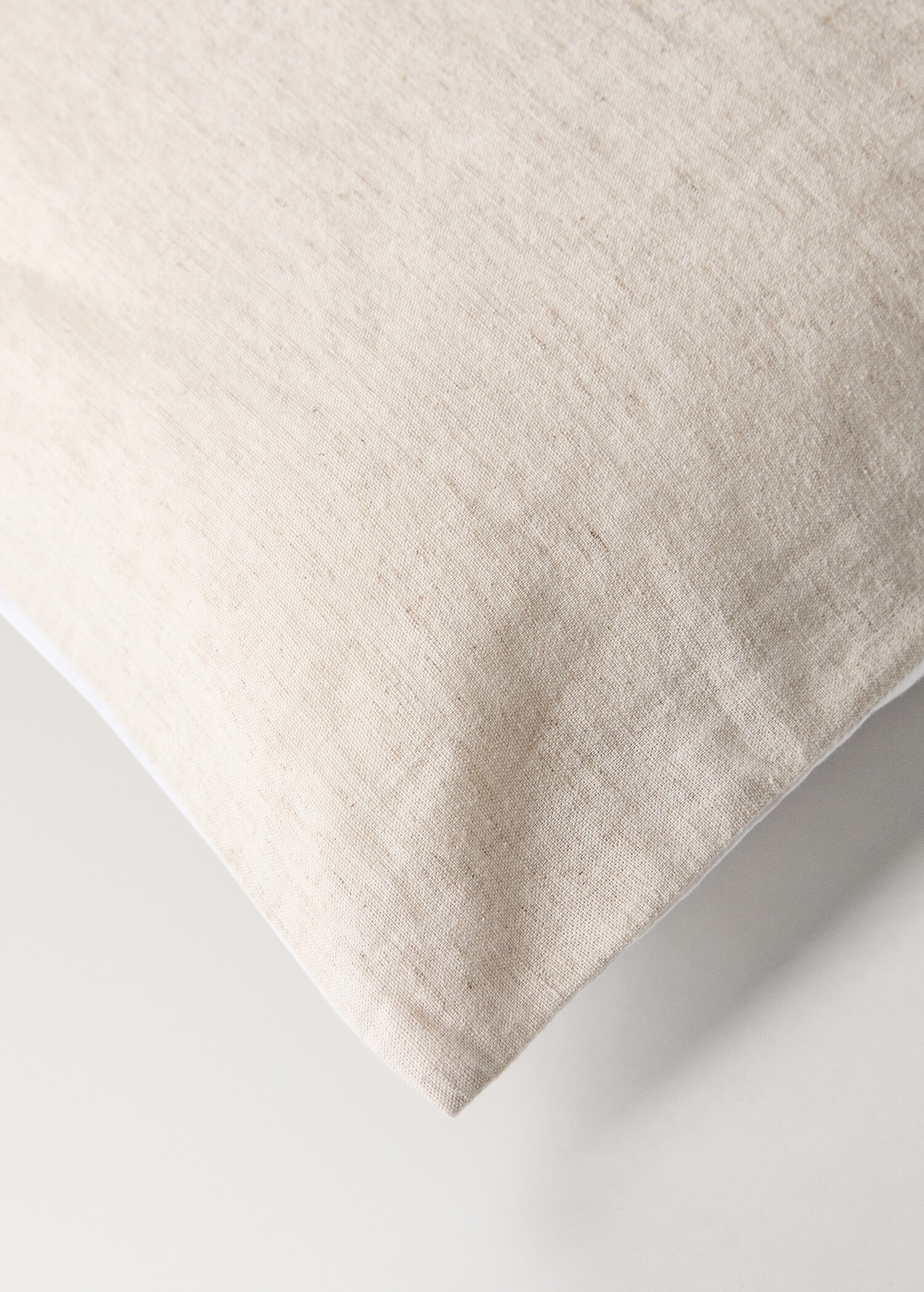 Cotton linen embroidered hedgehog cot duvet cover - Details of the article 3
