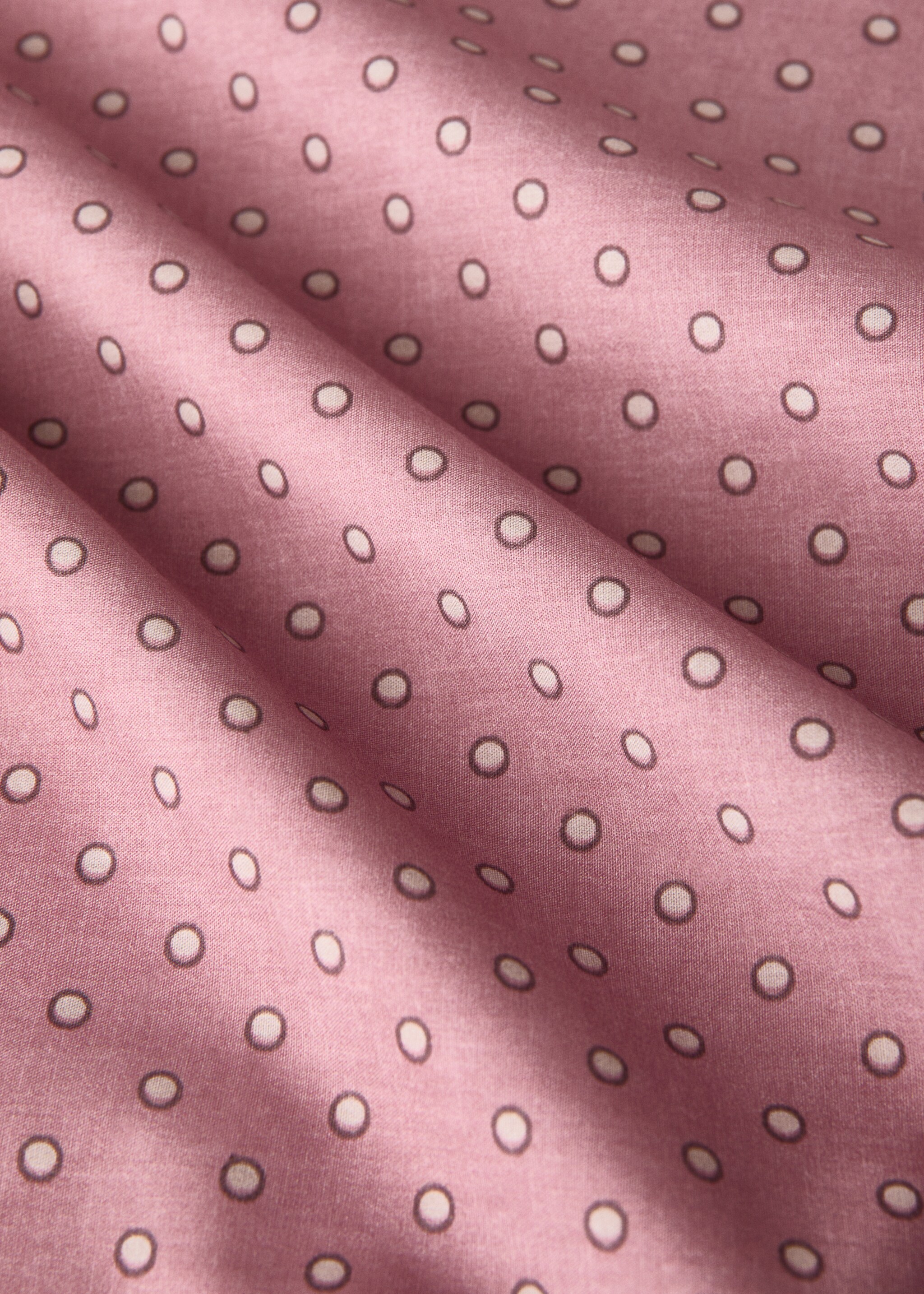 Edredão nórdico de berço de algodão com bolinhas reversível - Pormenor do artigo 2, Rosa. Ref: 17091557-00.