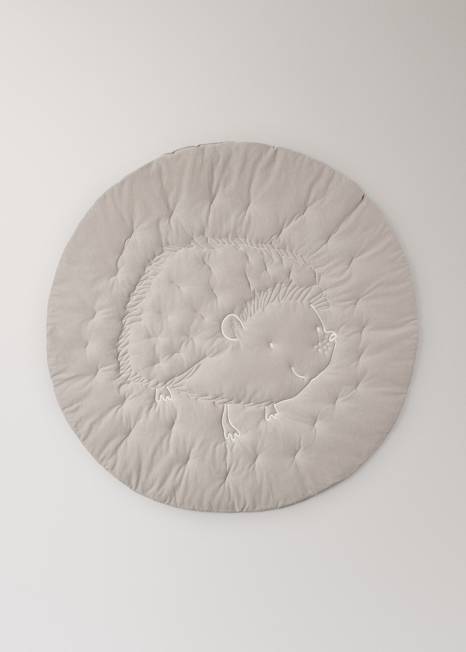 Padded hedgehog children's rug - Article without model