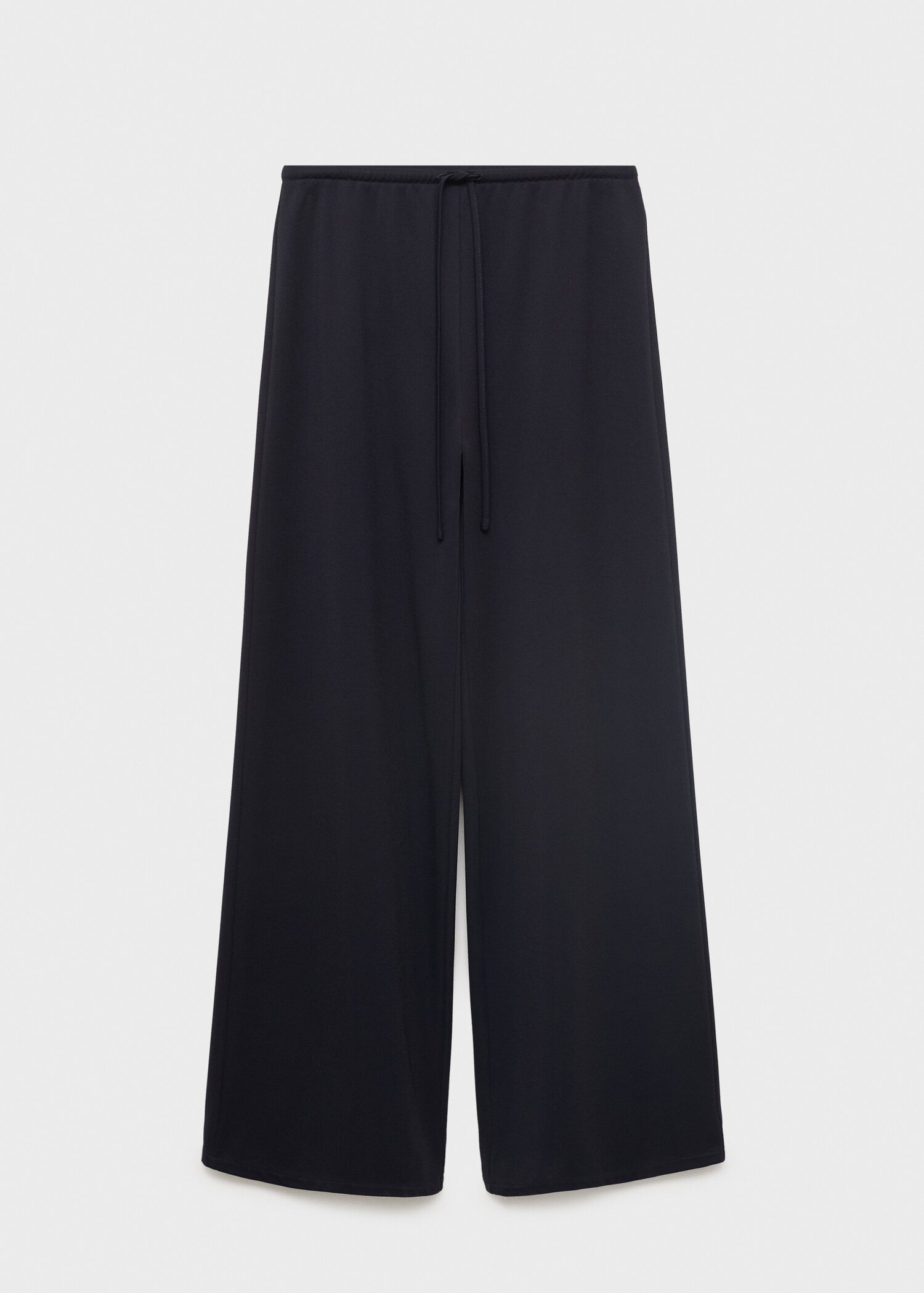 Wideleg trousers with elastic waist - Article without model