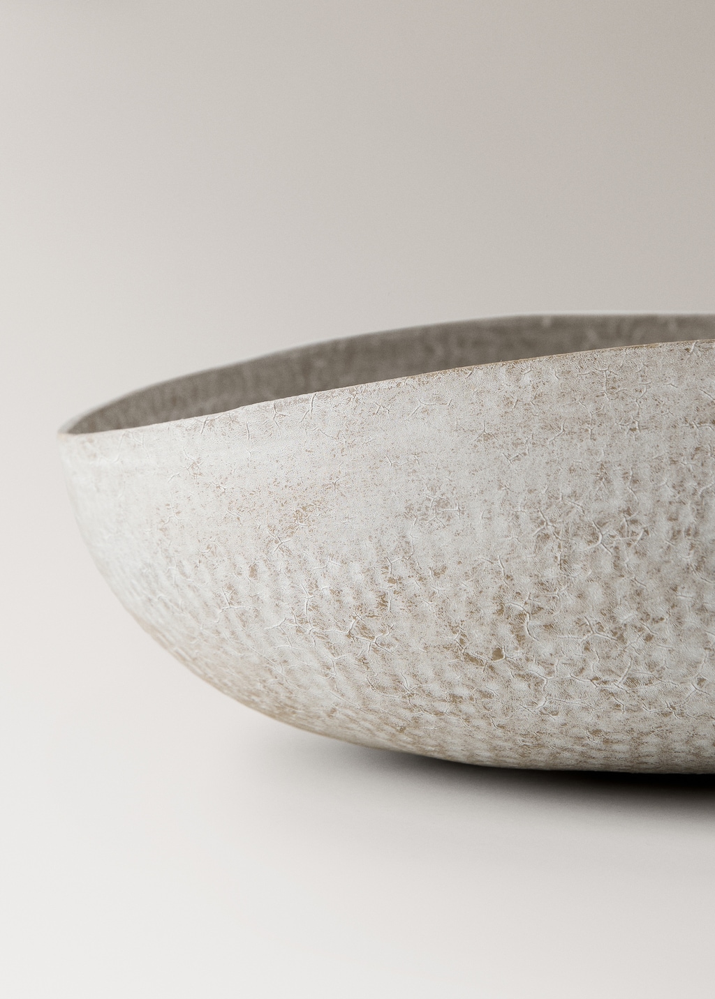 Medium textured metal decorative bowl