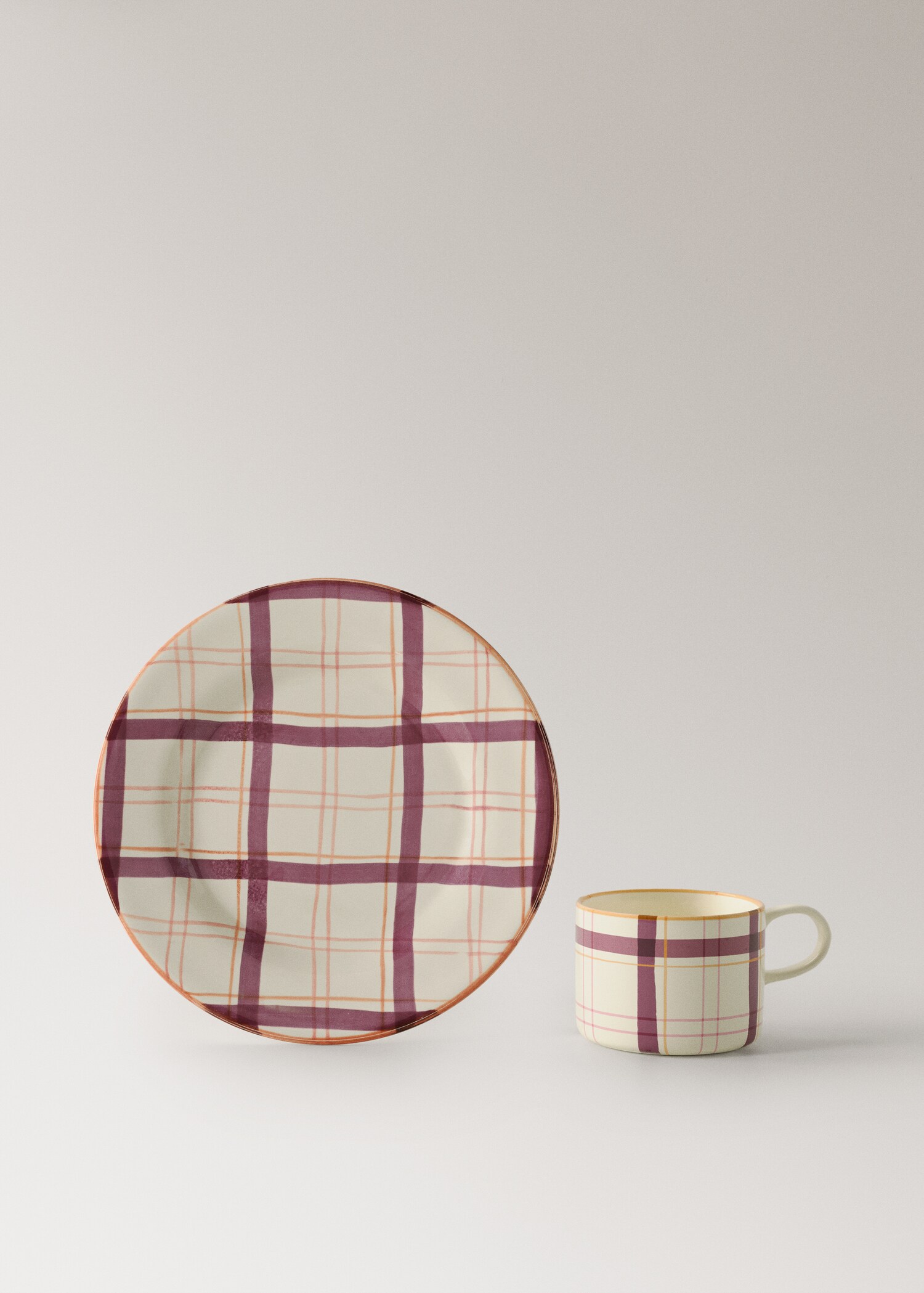 Hand-painted stoneware mug - Details of the article 3