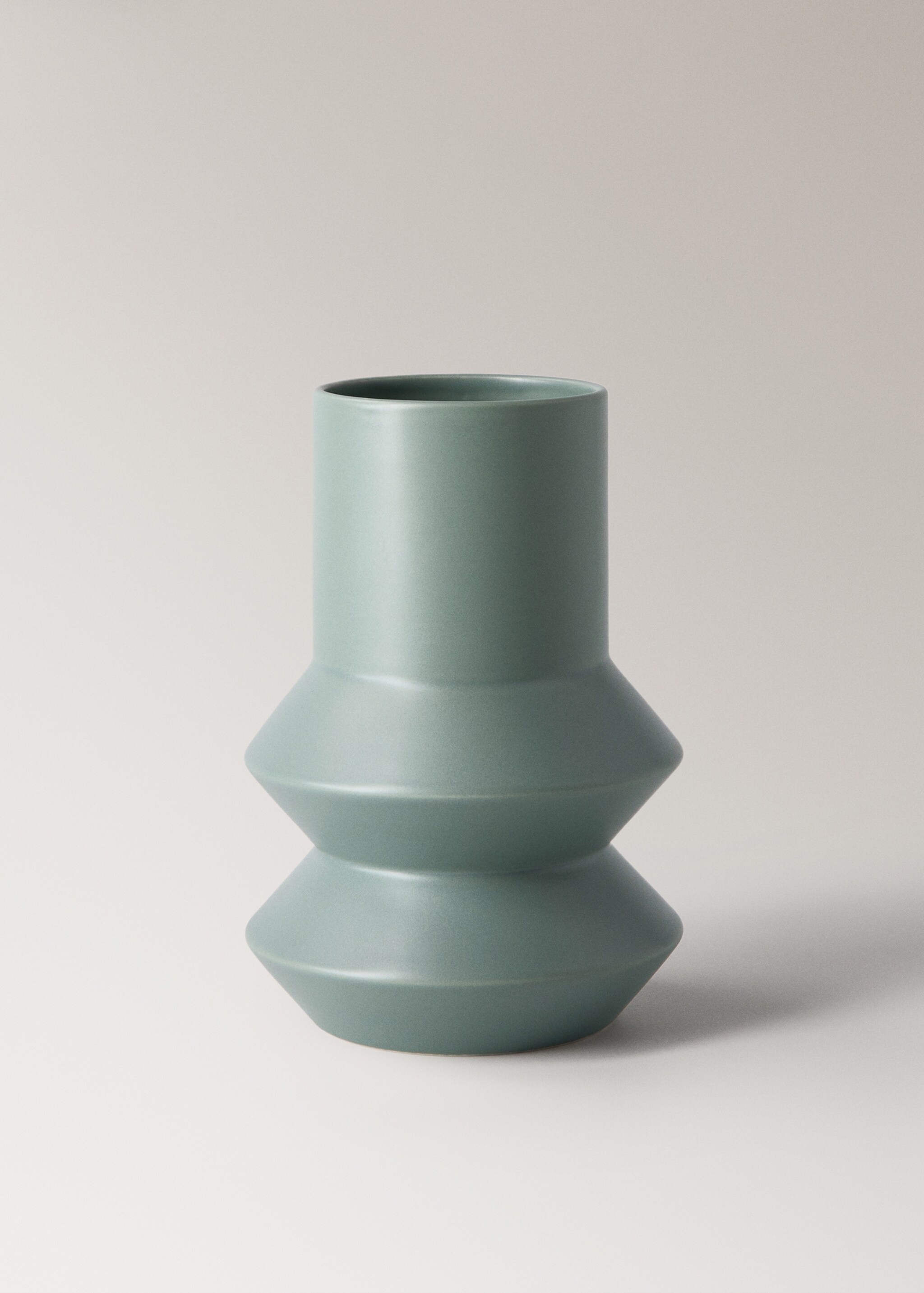 Totem earthenware vase - Artikel zonder model, Mintgroen. Ref: 17092039-00.