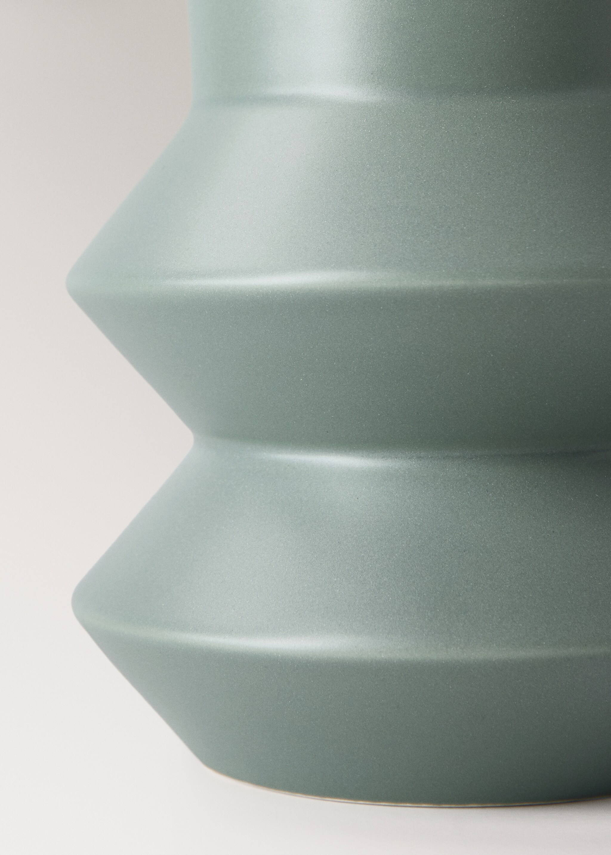 Totem earthenware vase - Detail van het artikel 2, Mintgroen. Ref: 17092039-00.