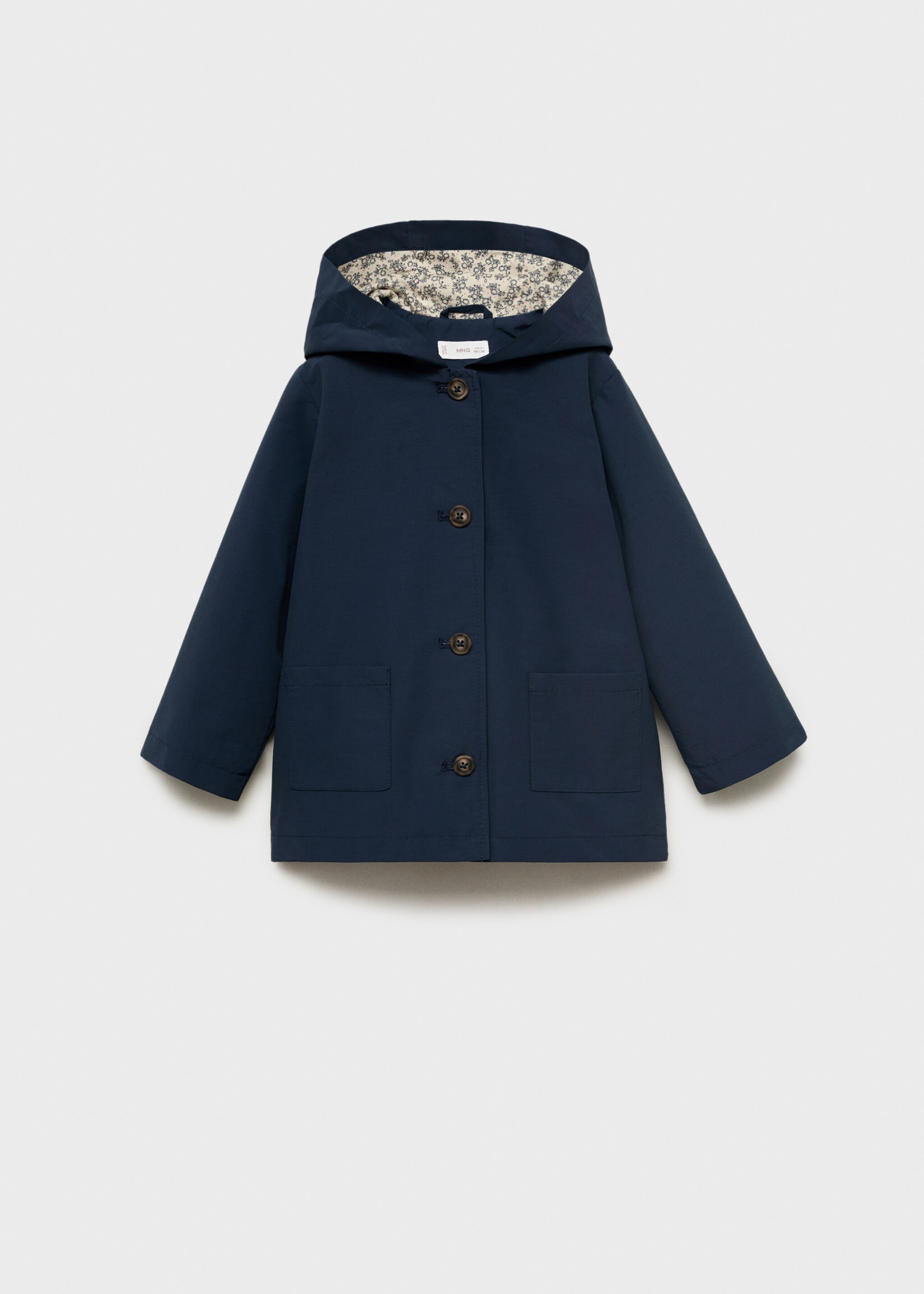 Hooded cotton parka - Article without model