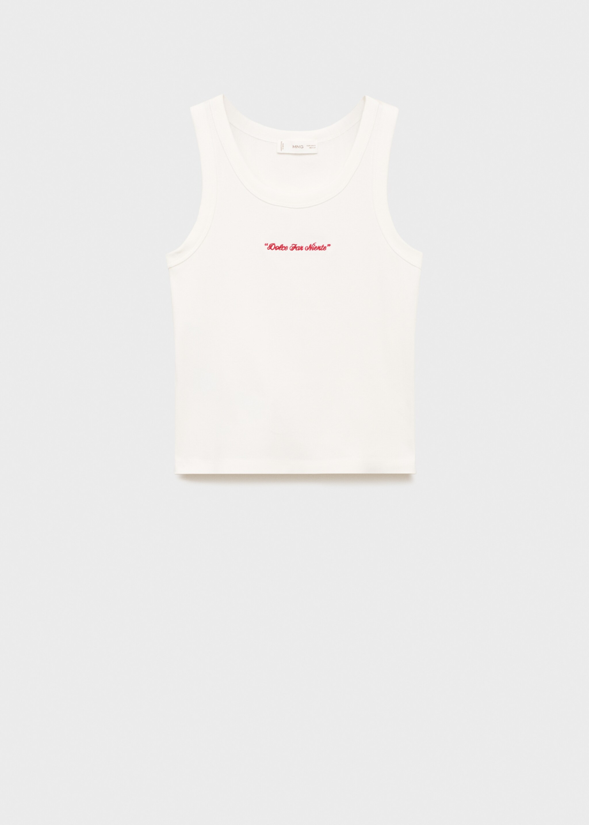 Embroidered top - Article without model
