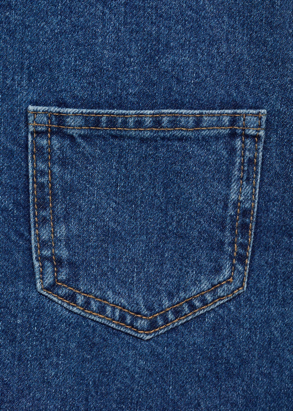 Short denim pinafore