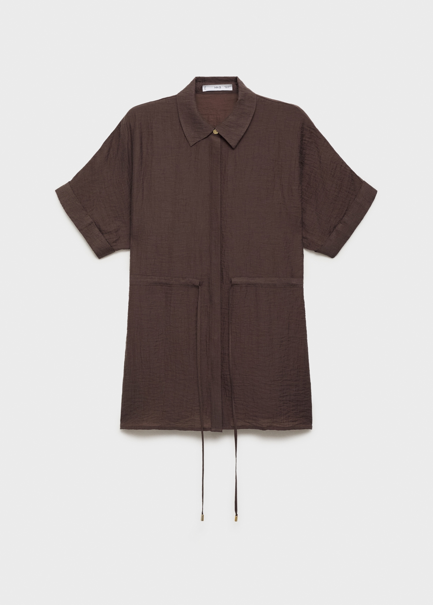 Lyocell shirt with adjustable waist - Article without model