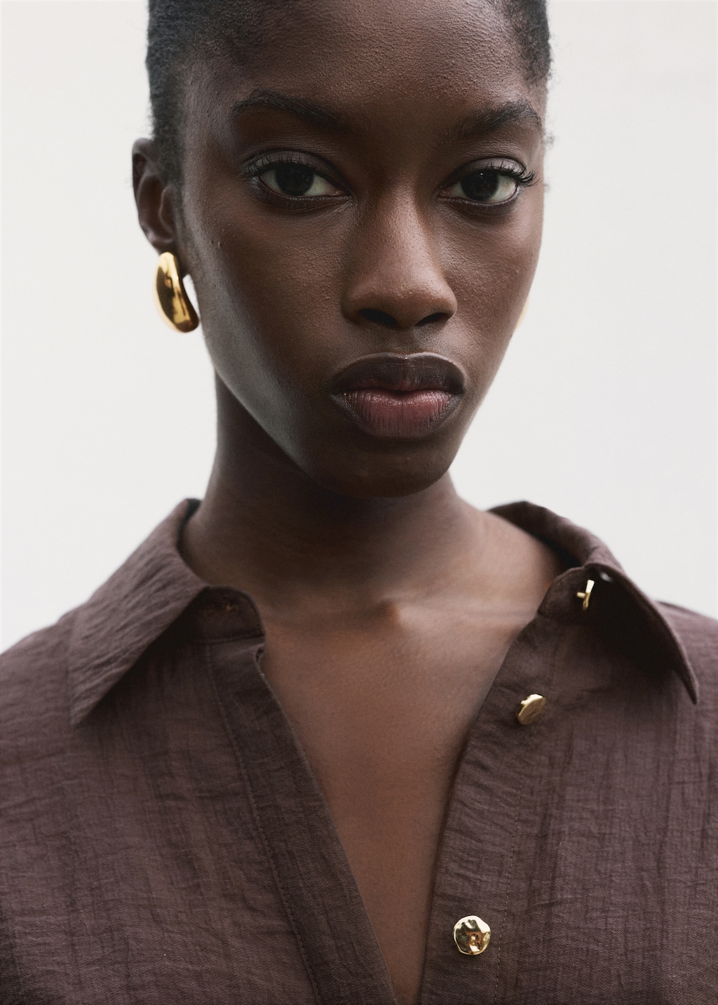 Lyocell shirt with adjustable waist