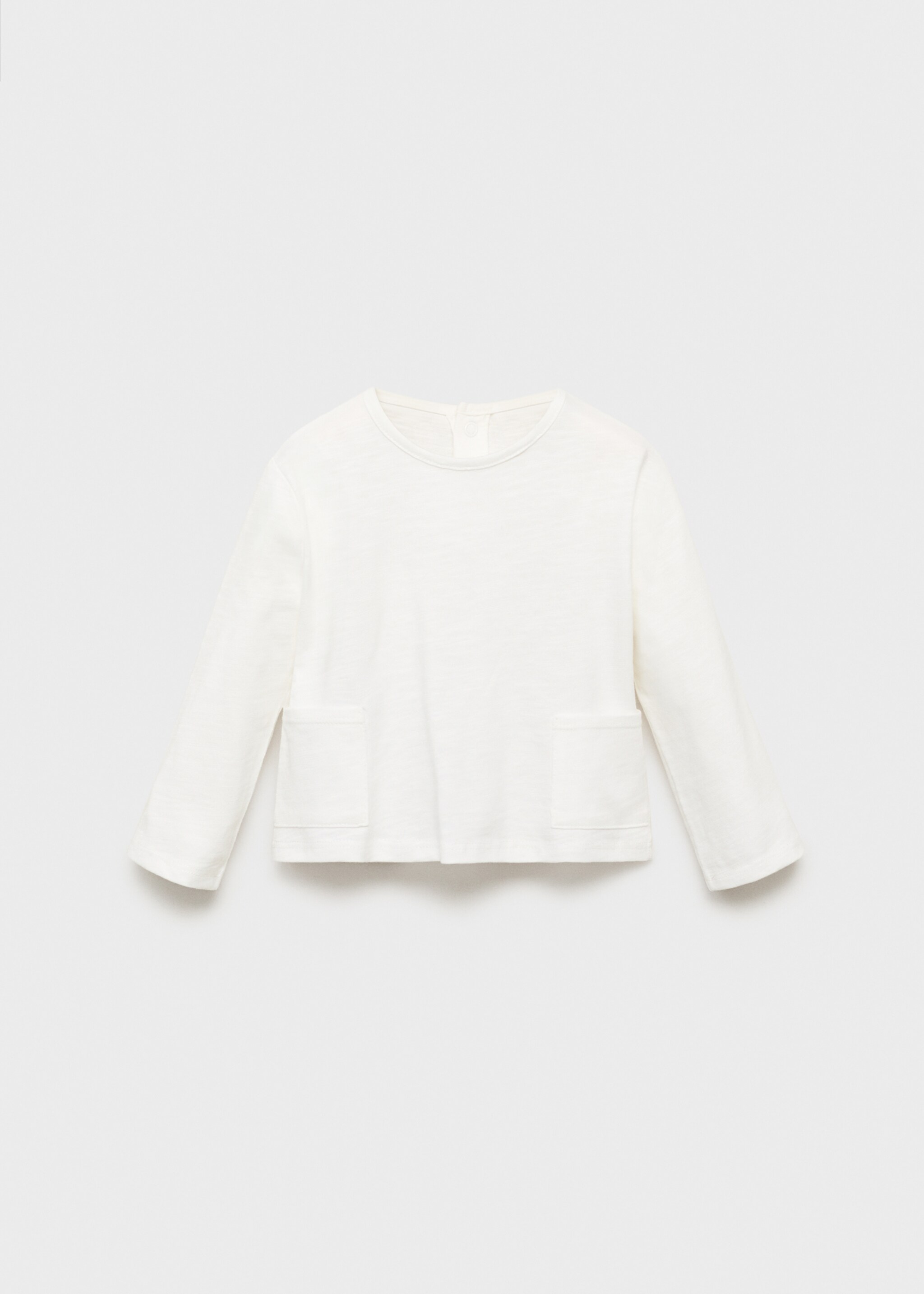 Tricou din bumbac cu buzunar - Articol fără model
