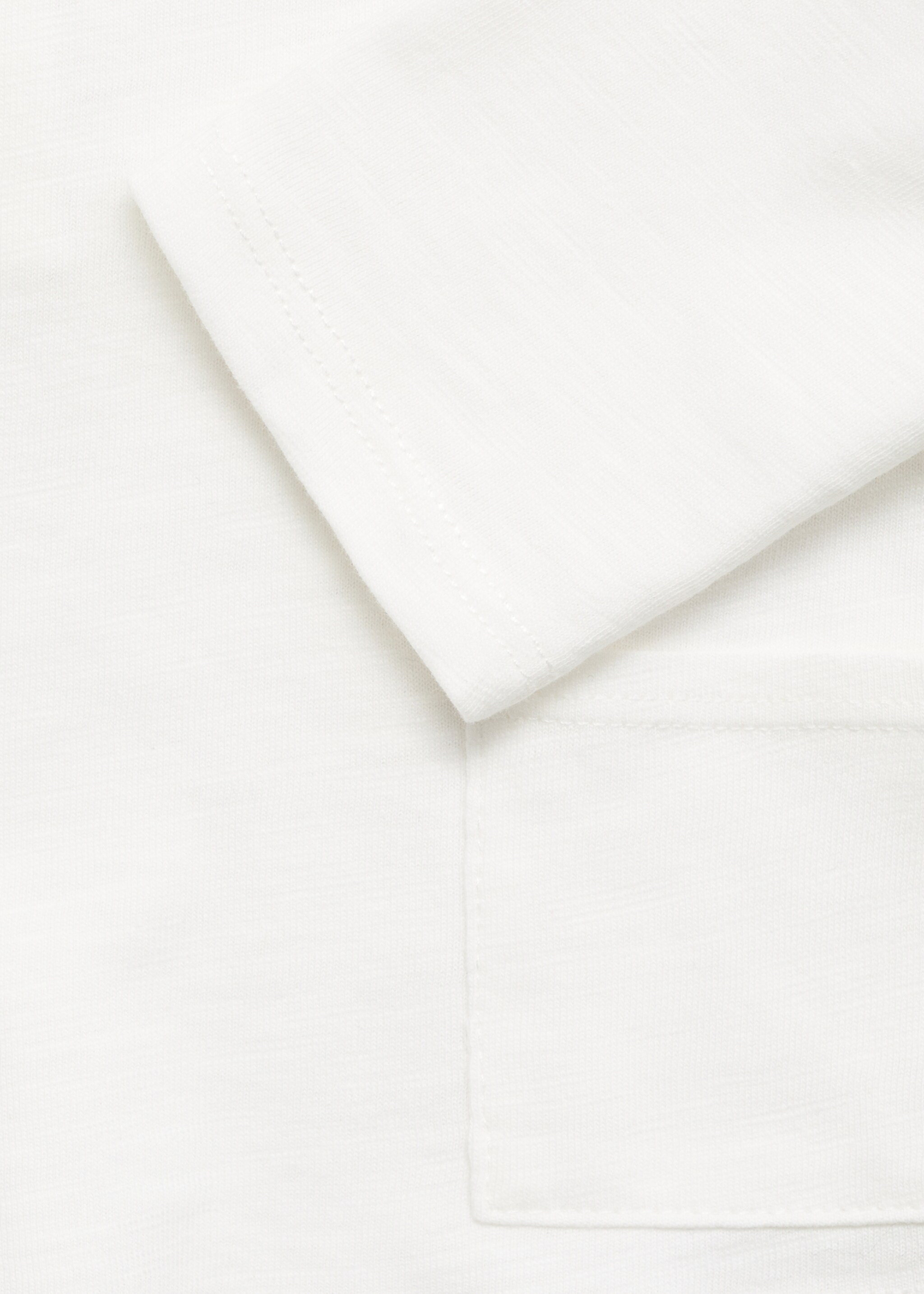 Tricou din bumbac cu buzunar - Detaliu al articolului 0