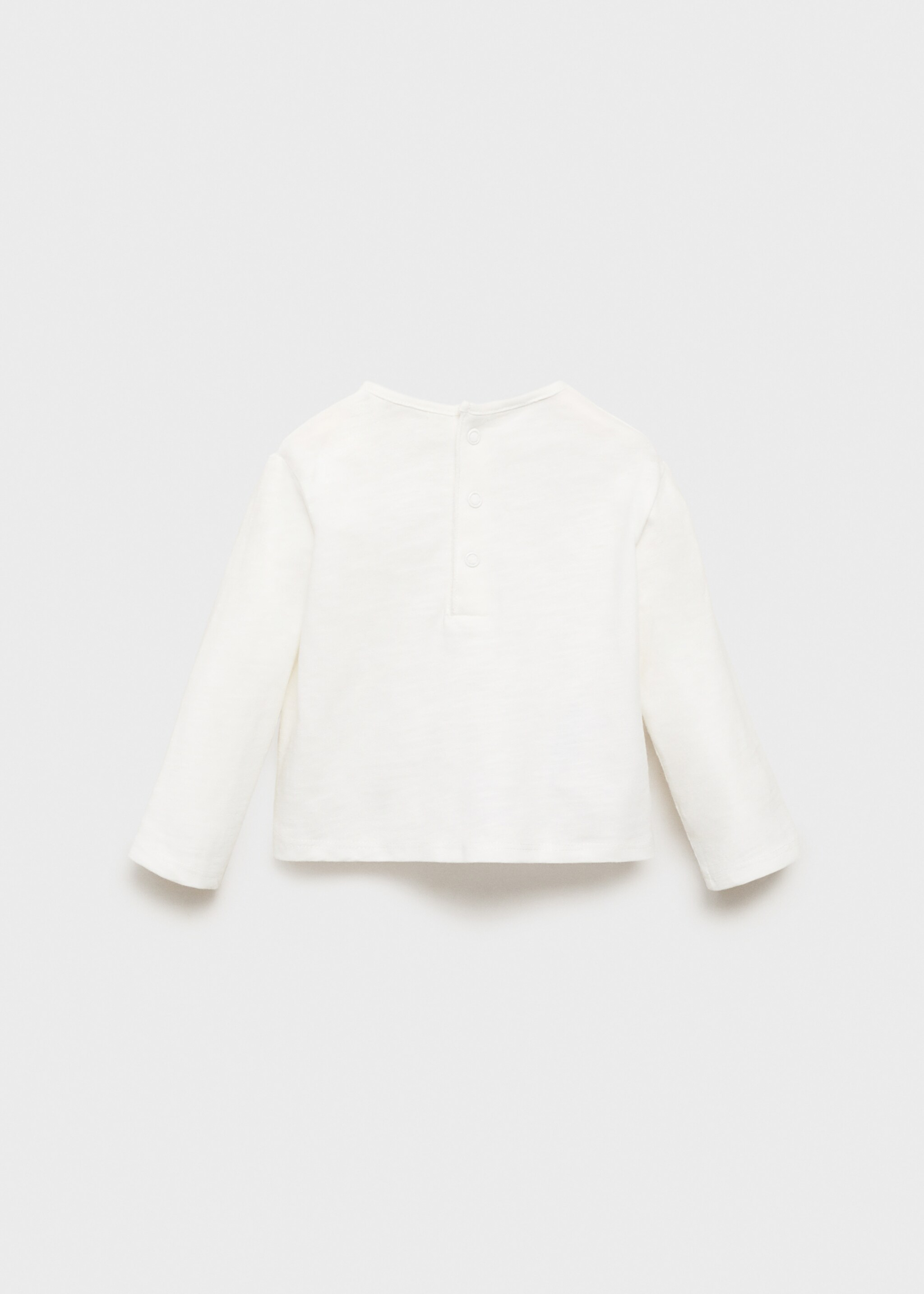 Tricou din bumbac cu buzunar - Spatele articolului