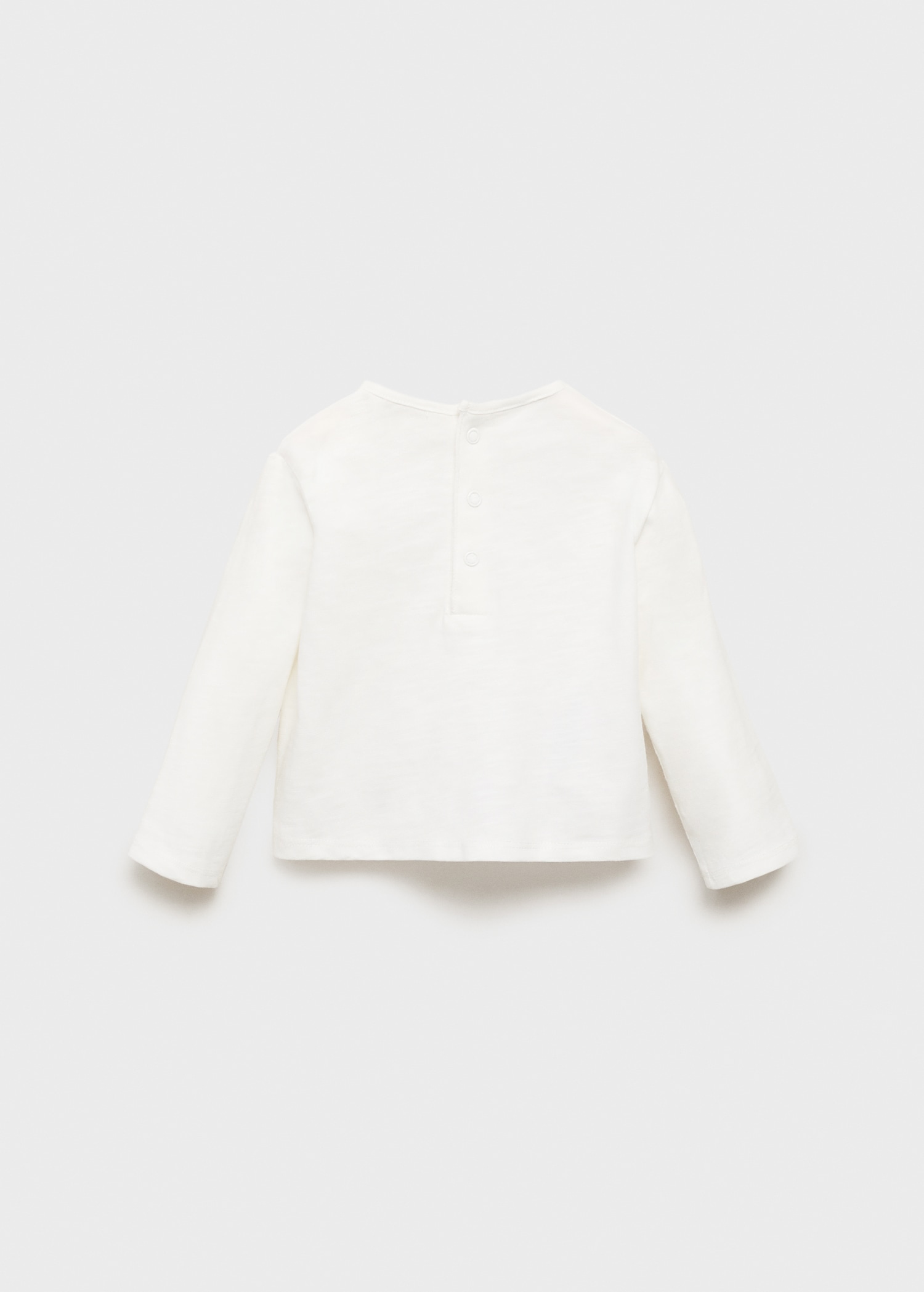 Pocket cotton T-shirt - Reverse of the article