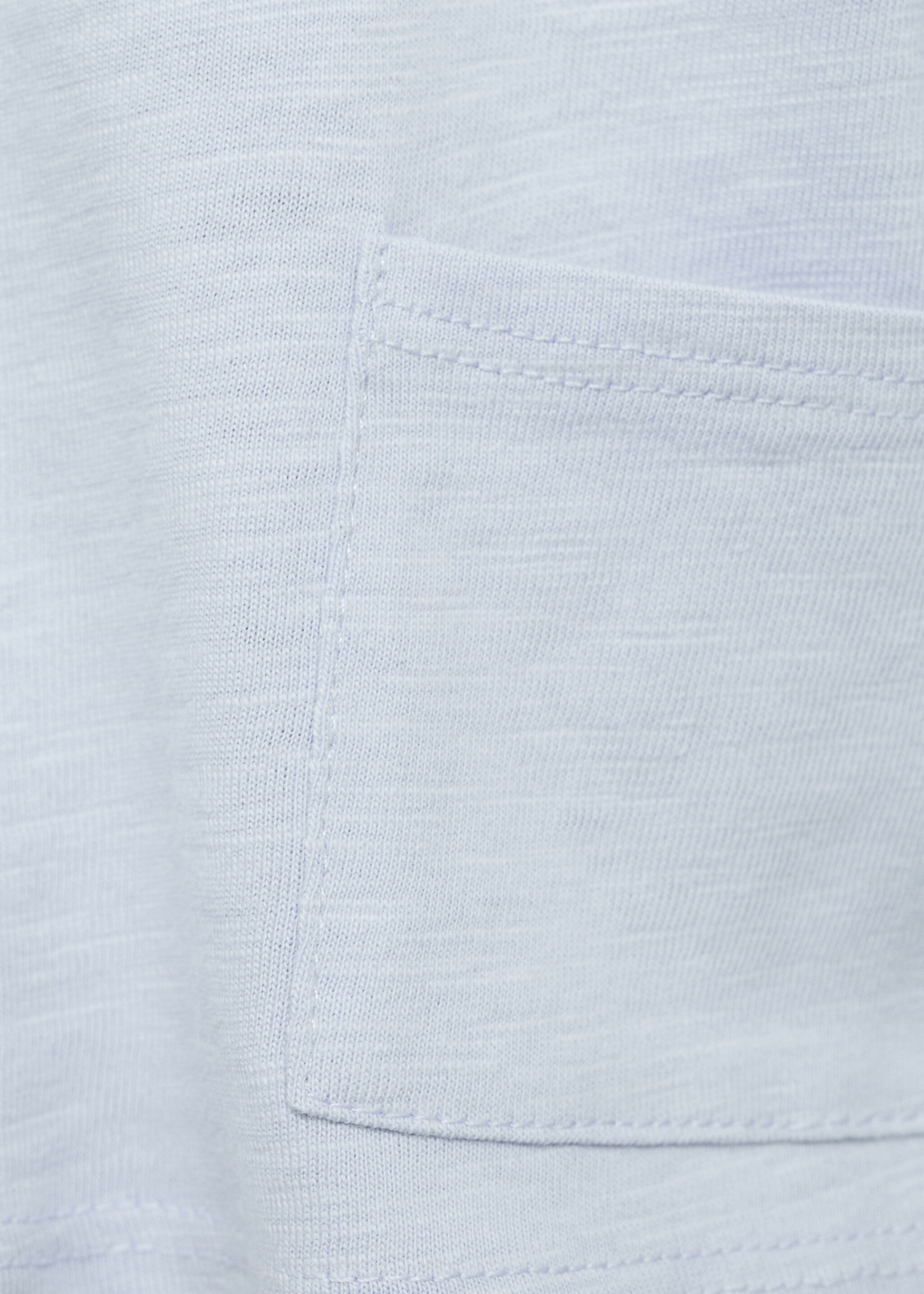 Baumwoll-T-Shirt mit Tasche - Detail des Artikels 8