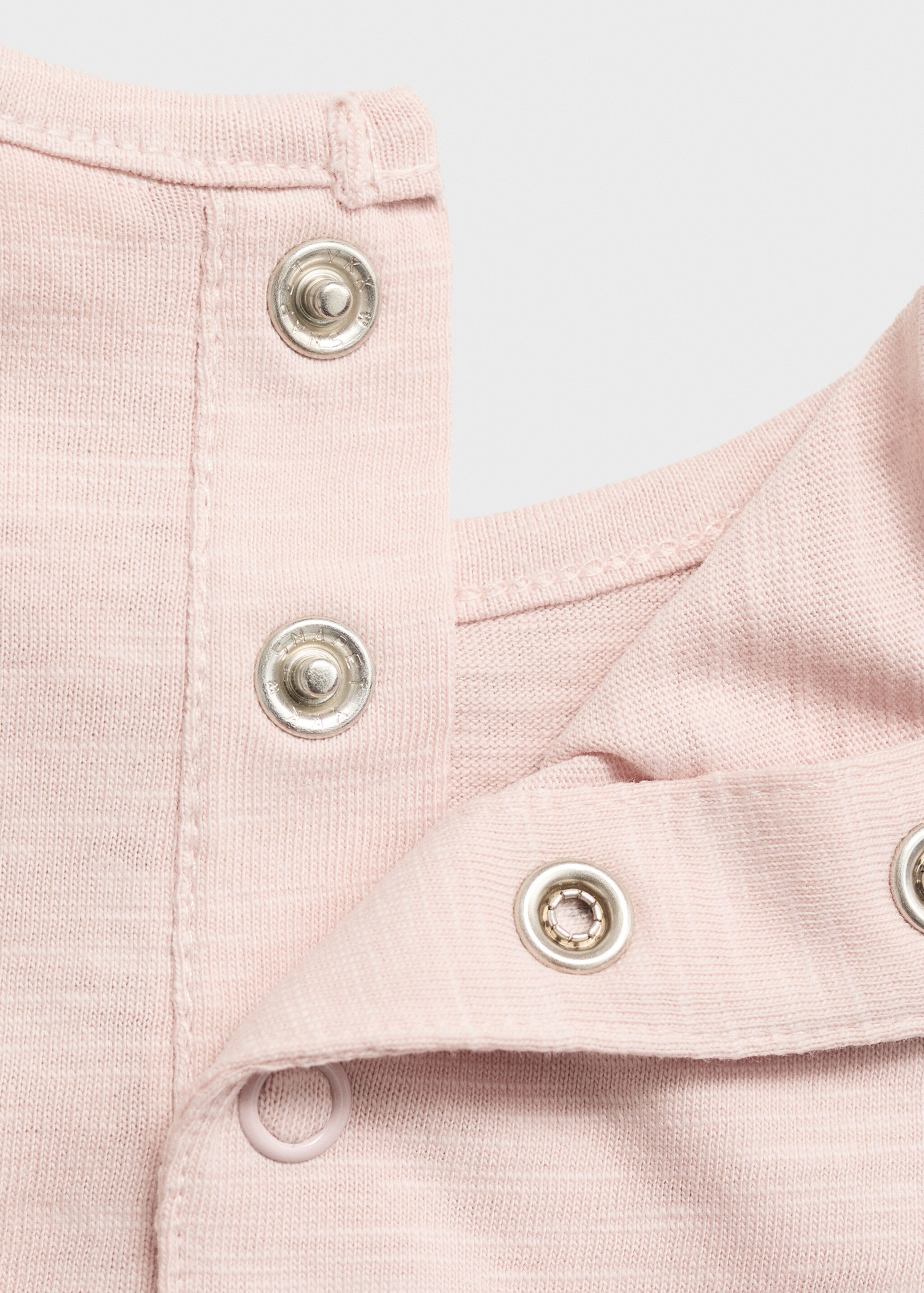 Pocket cotton T-shirt - Details of the article 0, Pink. Ref: 17092538-00.