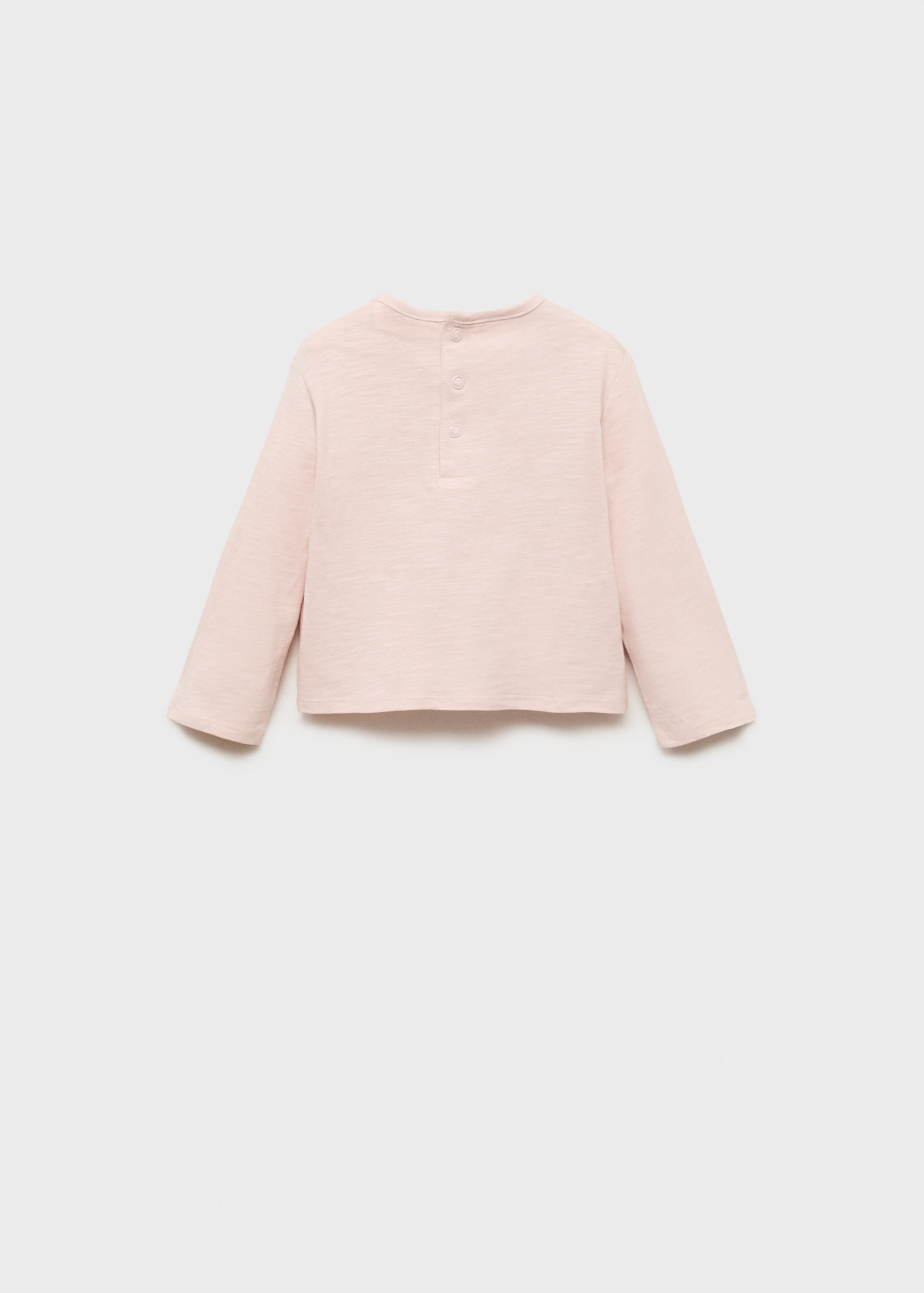 Pocket cotton T-shirt - Reverse of the article
