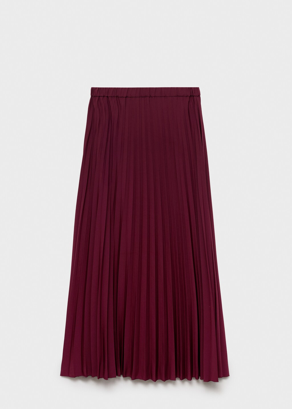 Long pleated skirt
