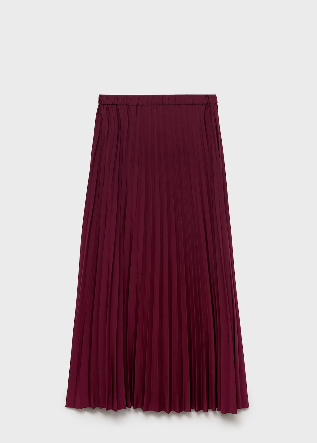 Long pleated skirt