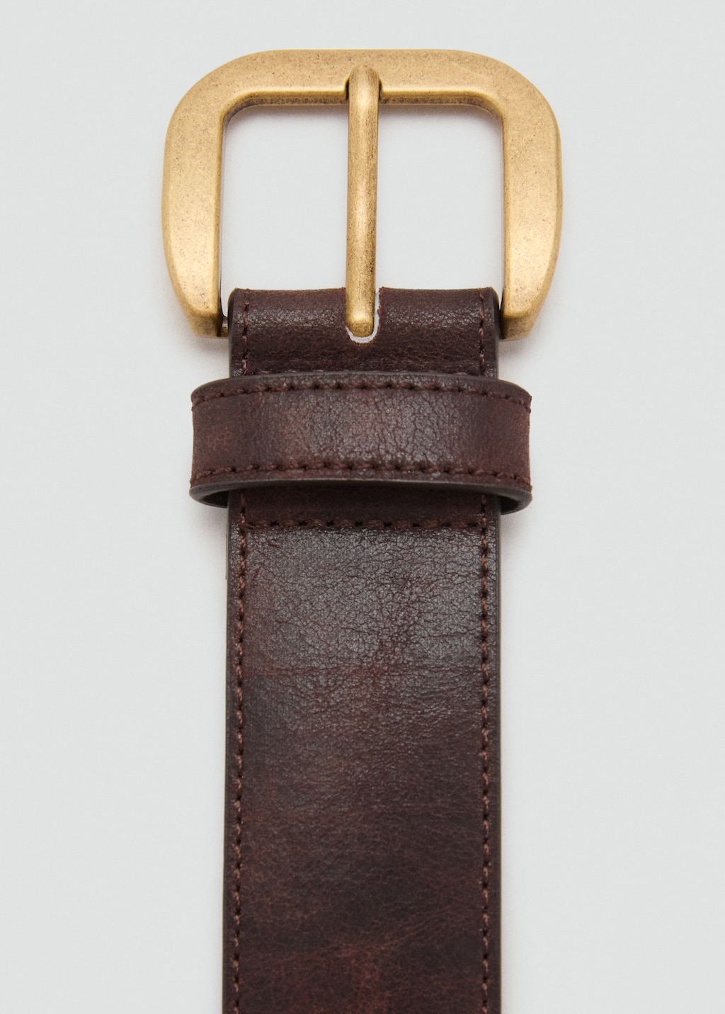 Square buckle belt