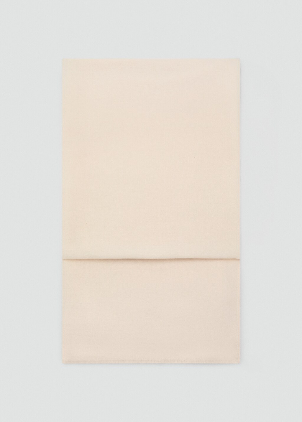 Plain shawl with frayed ends - image 5