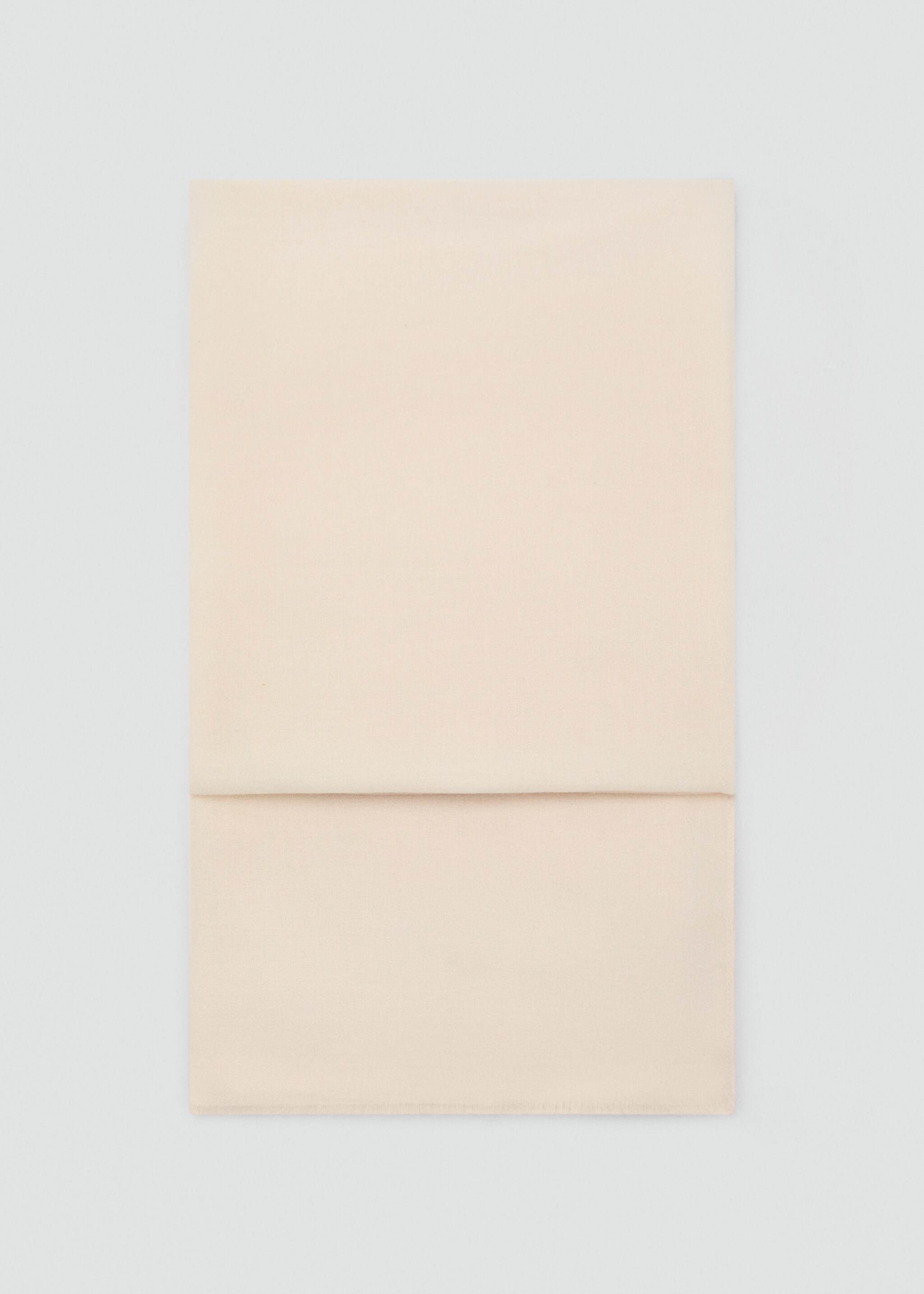 Plain scarf with frayed ends - منتج دون نموذج