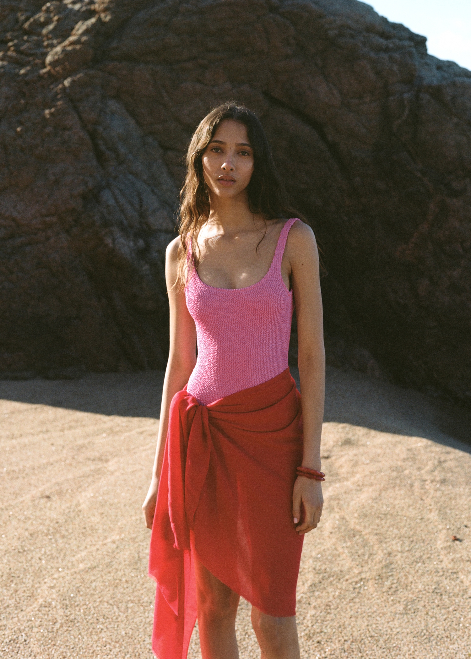 Plain shawl with frayed ends - Women | MANGO USA