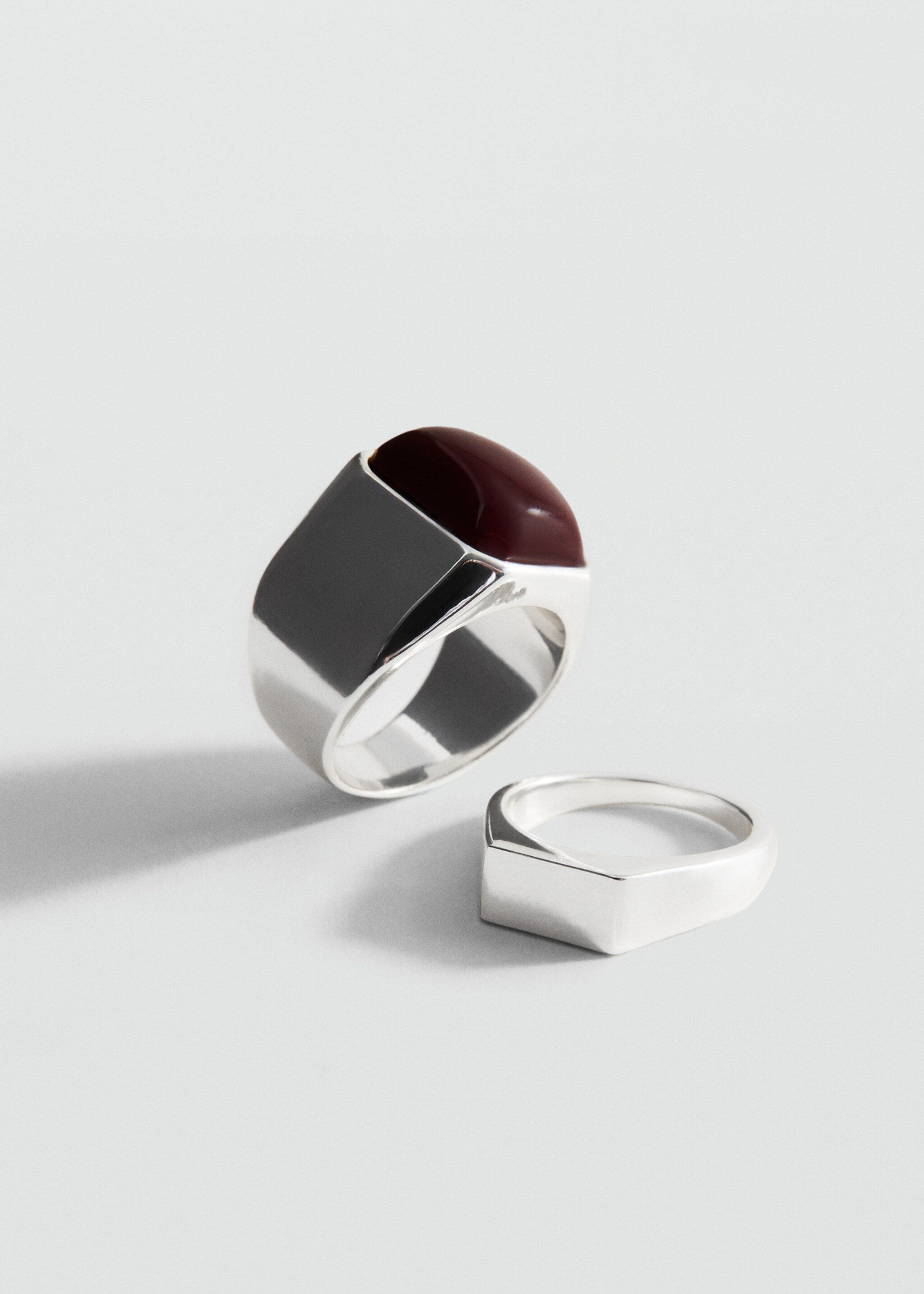 Set of 2 combined resin rings - Medium plane