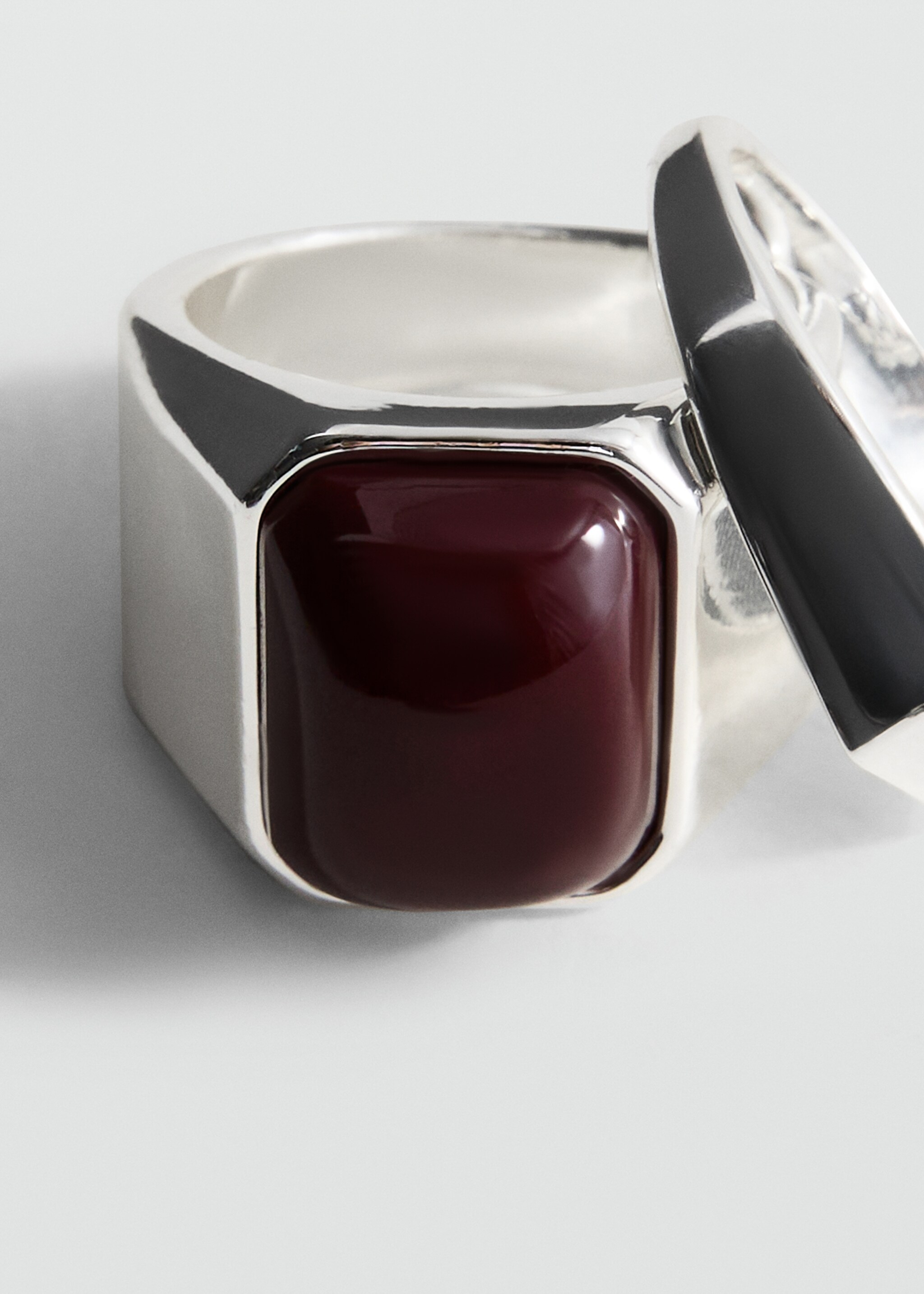 Set of 2 combined resin rings - Details of the article 1