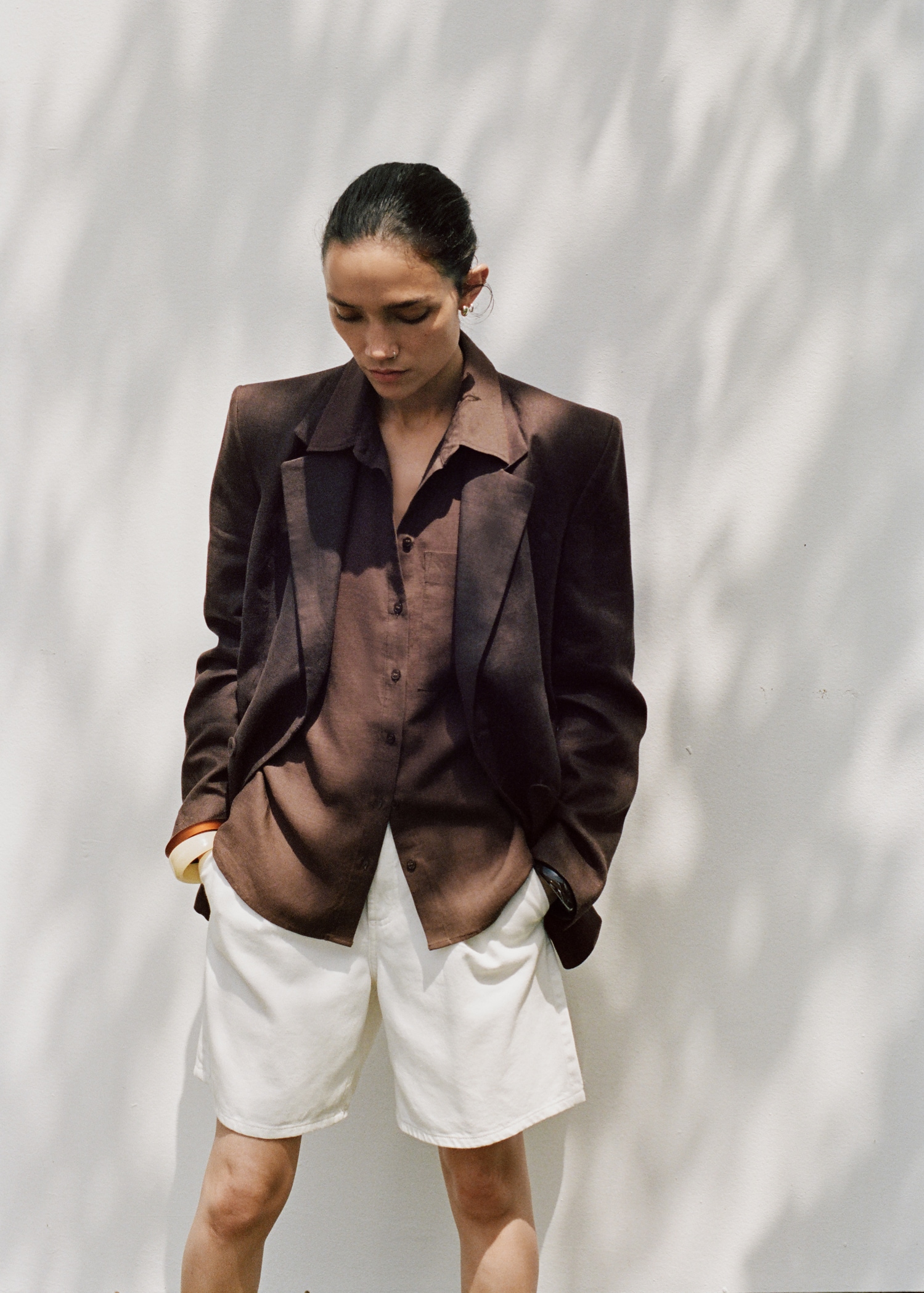 Lyocell shirt with pocket