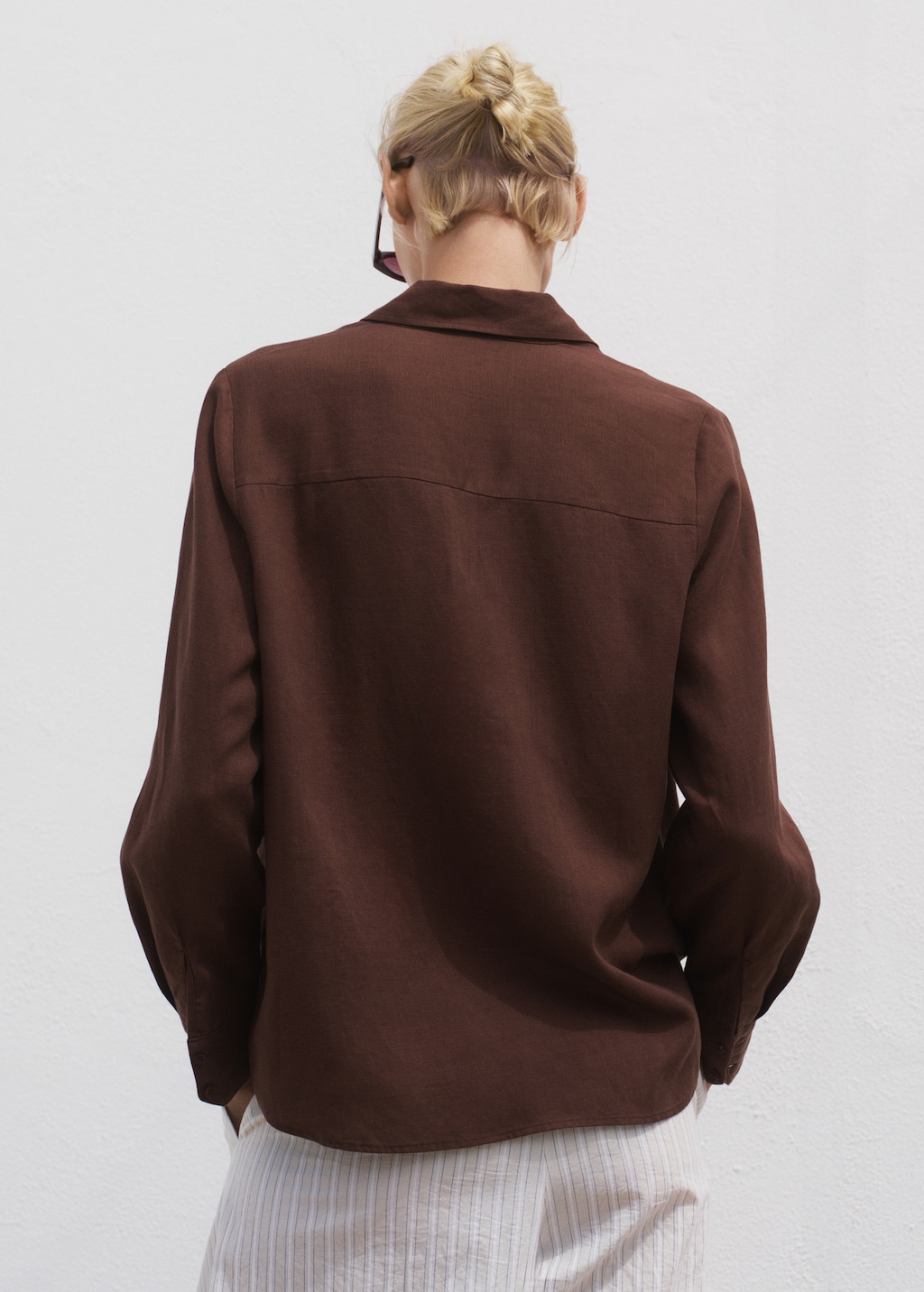 Lyocell shirt with pocket