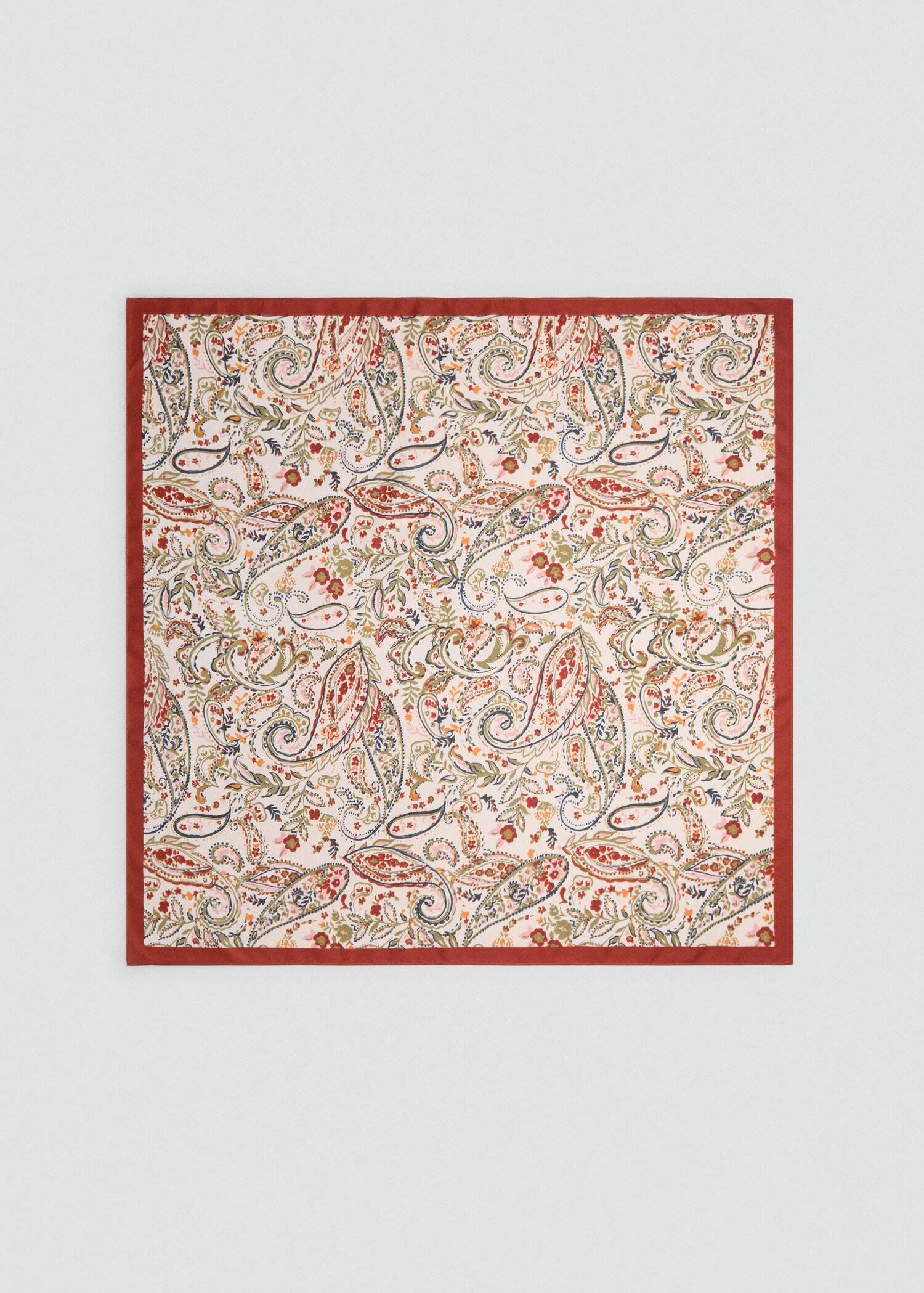 Paisley Satin Tuch - Artikel ohne Model