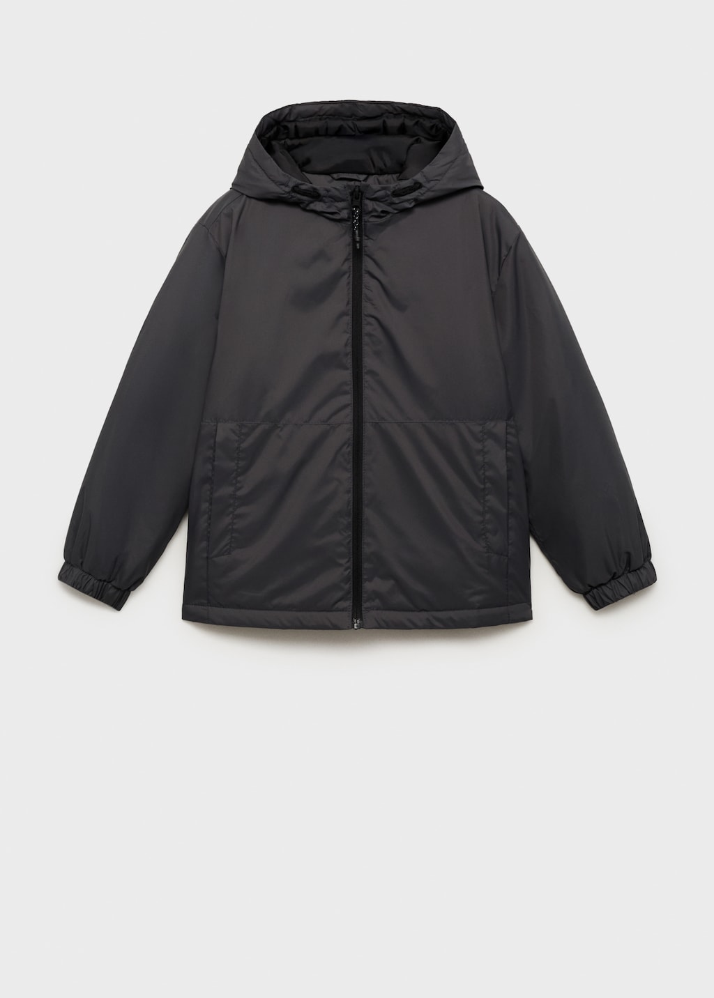 Water-repellent puffer coat