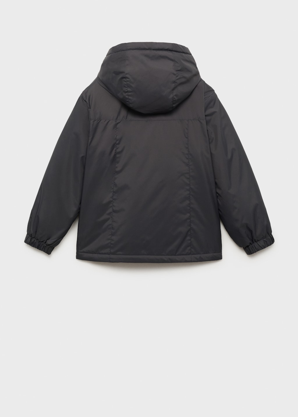 Water-repellent puffer coat