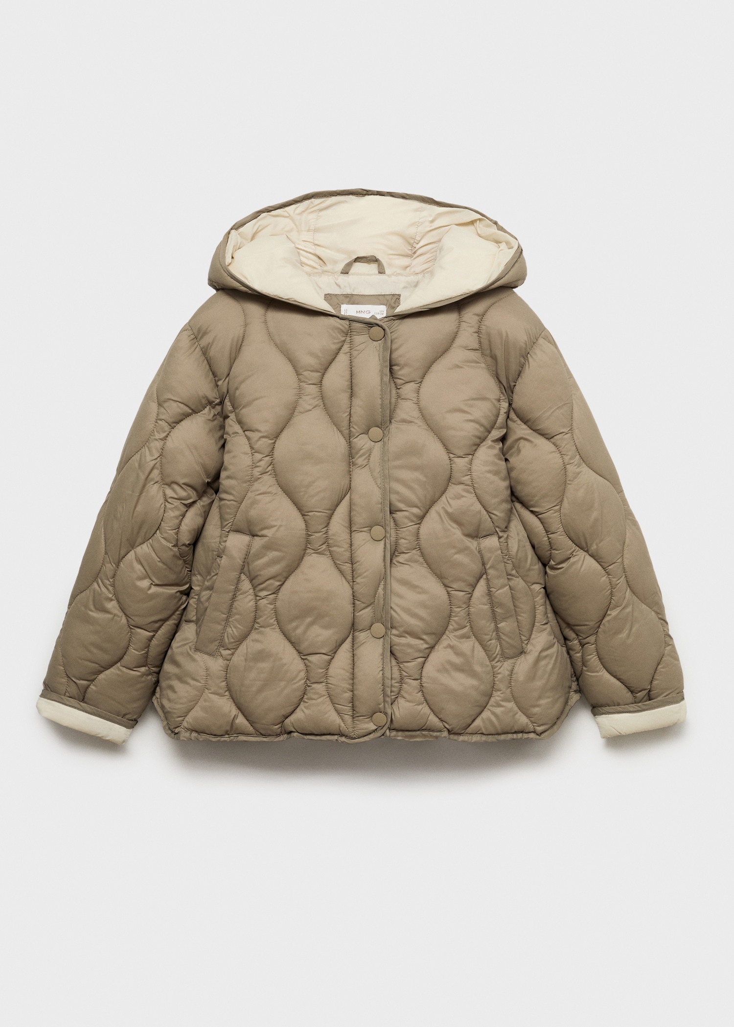 Hood puffer coat Kids MANGO USA