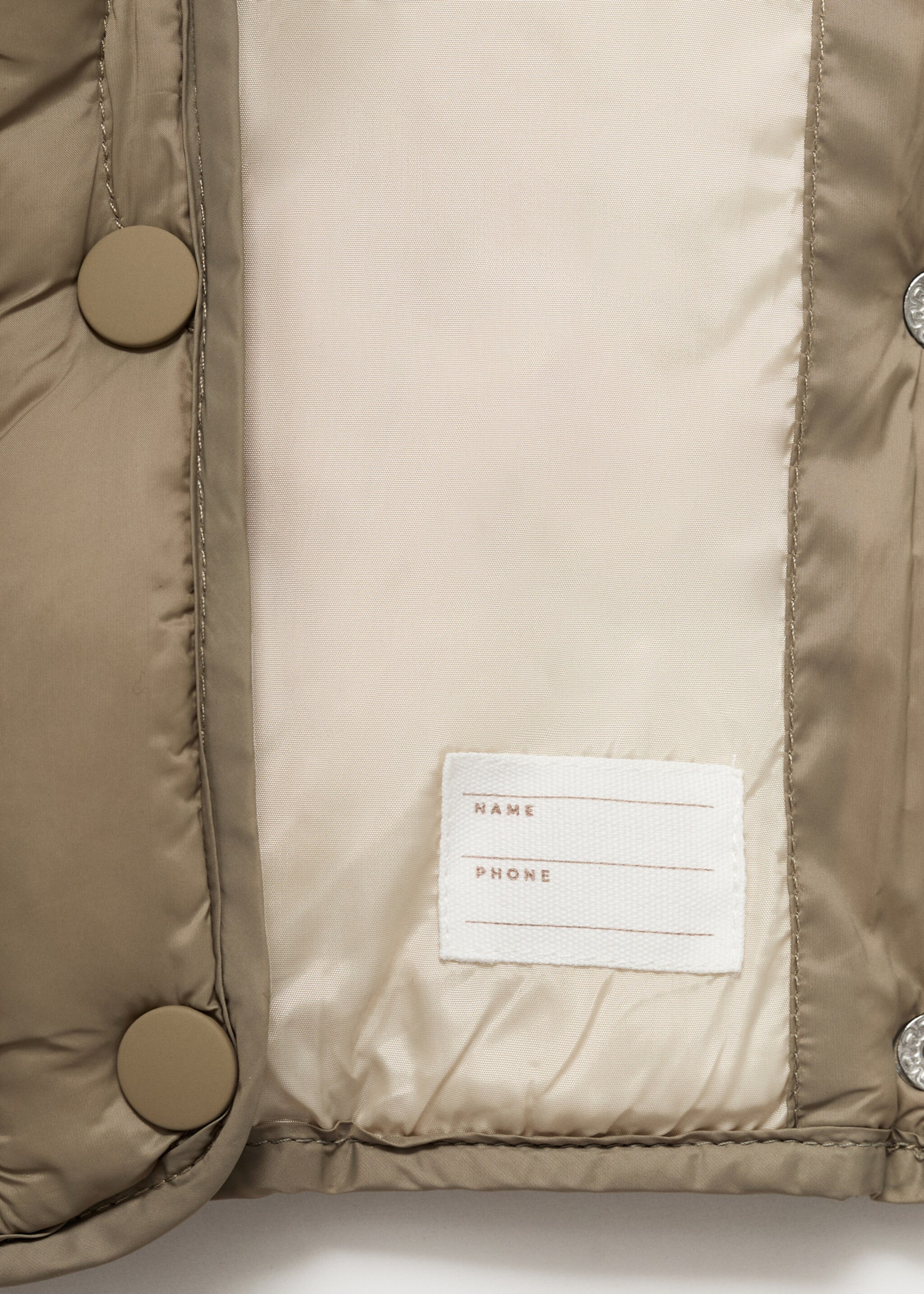Hood quilted coat - Details of the article 0