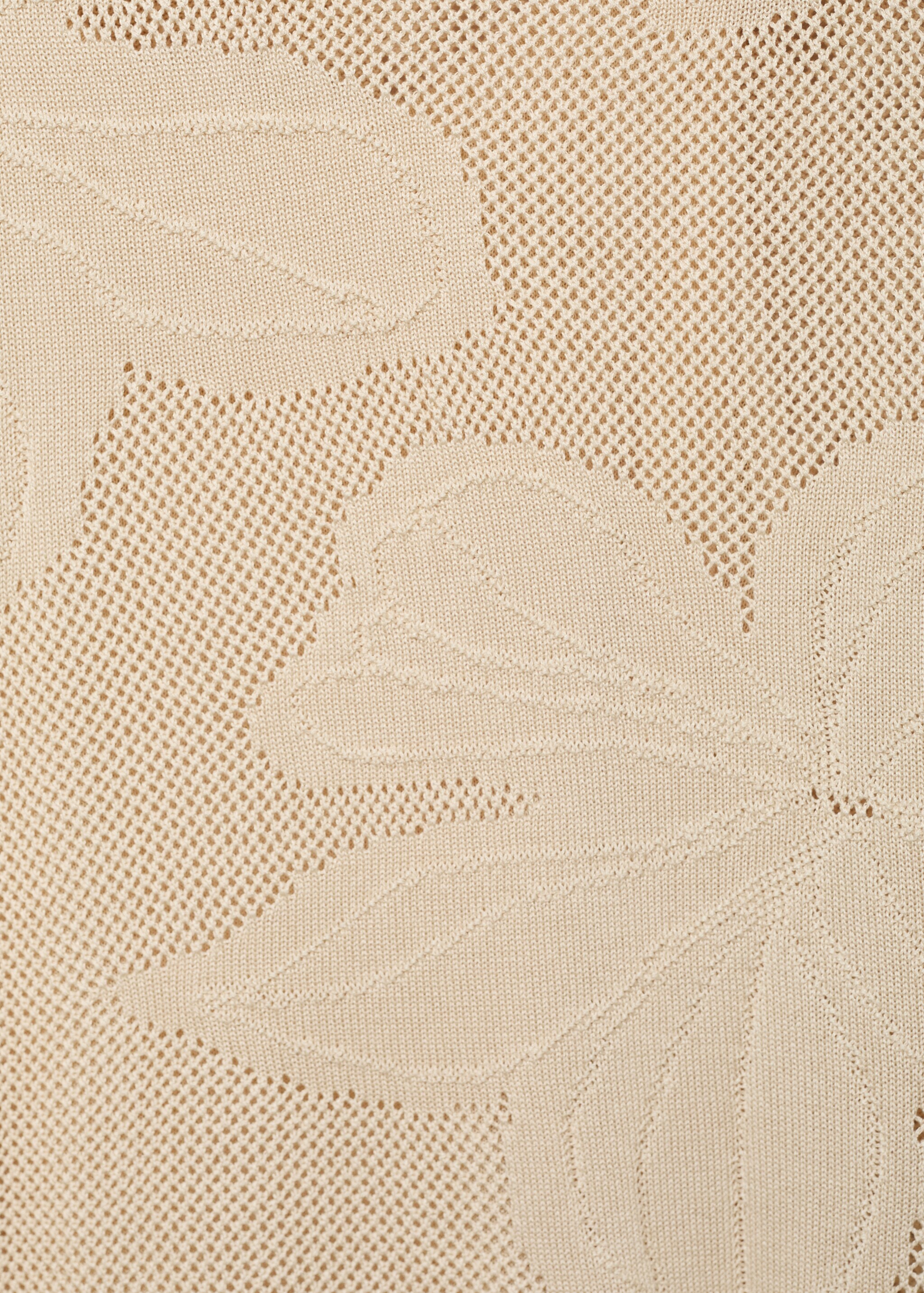 Strickkleid mit bestickten Blumen - Detail des Artikels 0