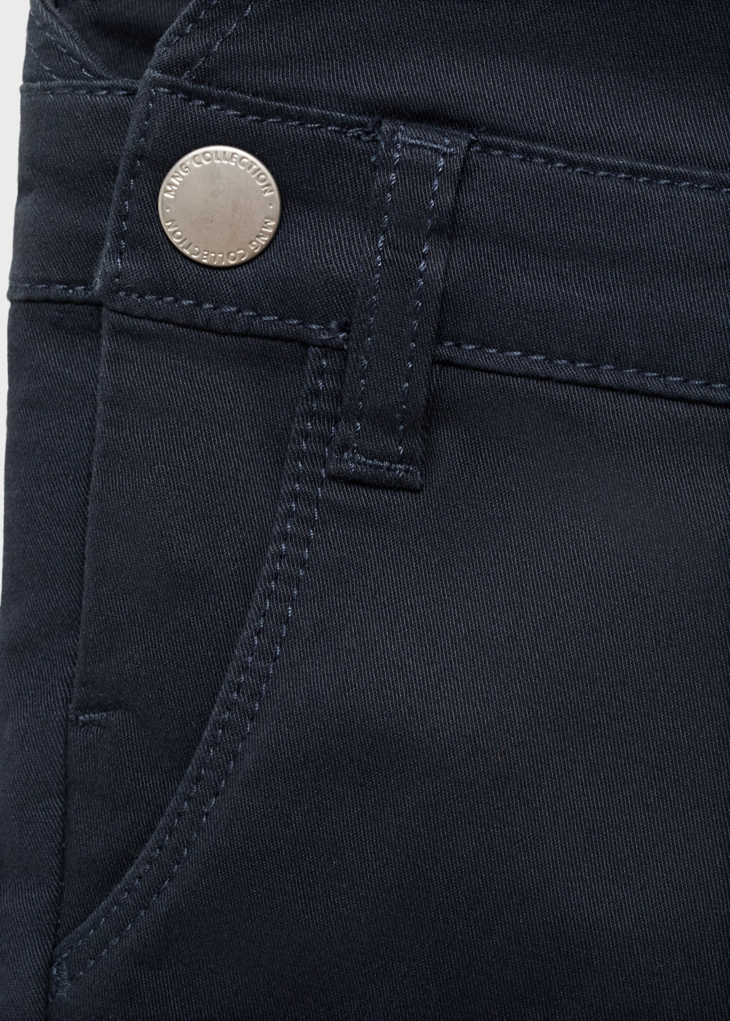 Straight denim dungarees - Details of the article 0