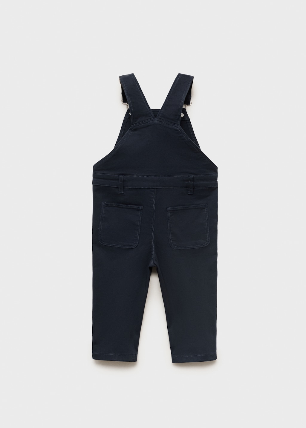 Long cotton dungarees