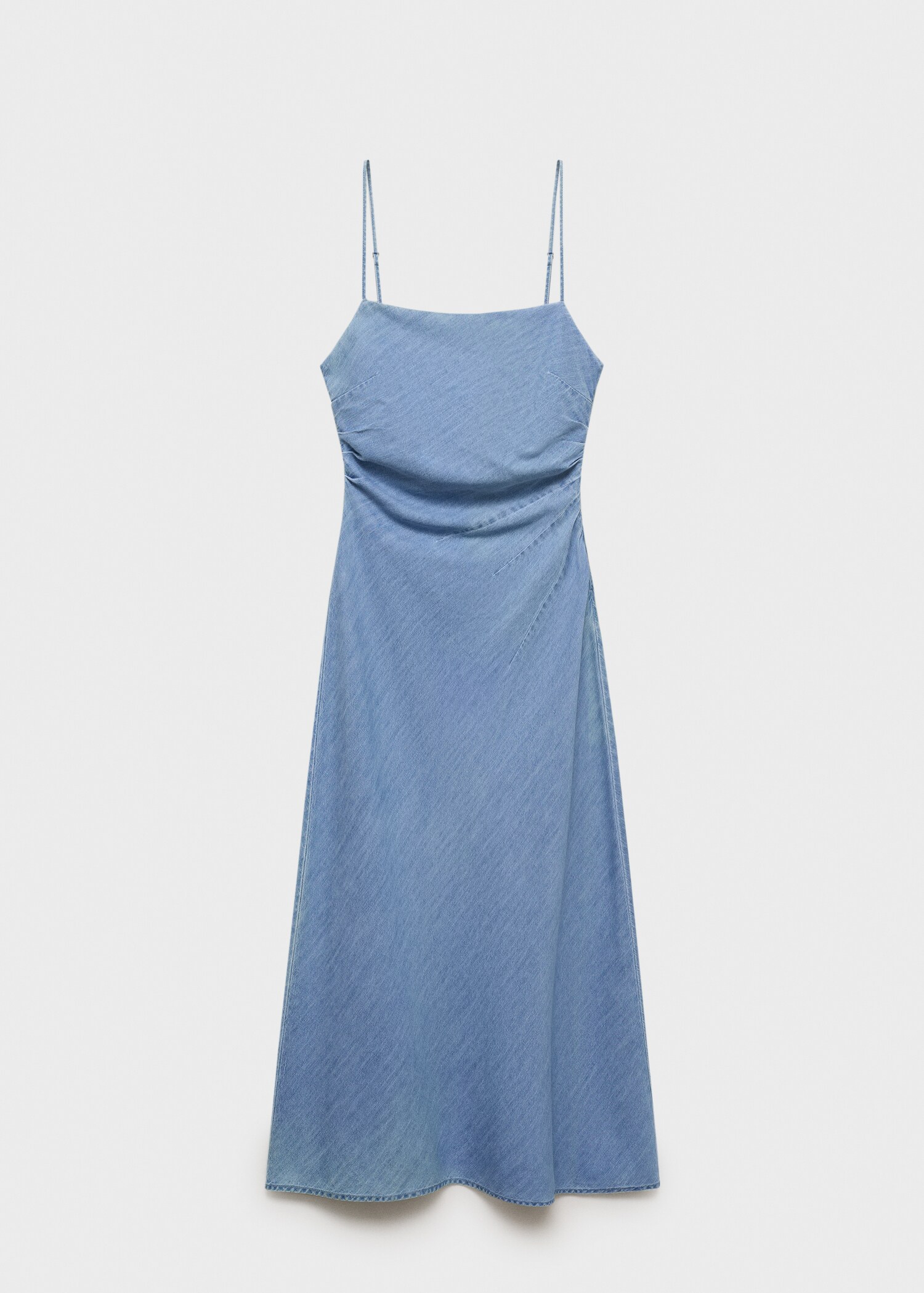 Draped denim dress - Article without model