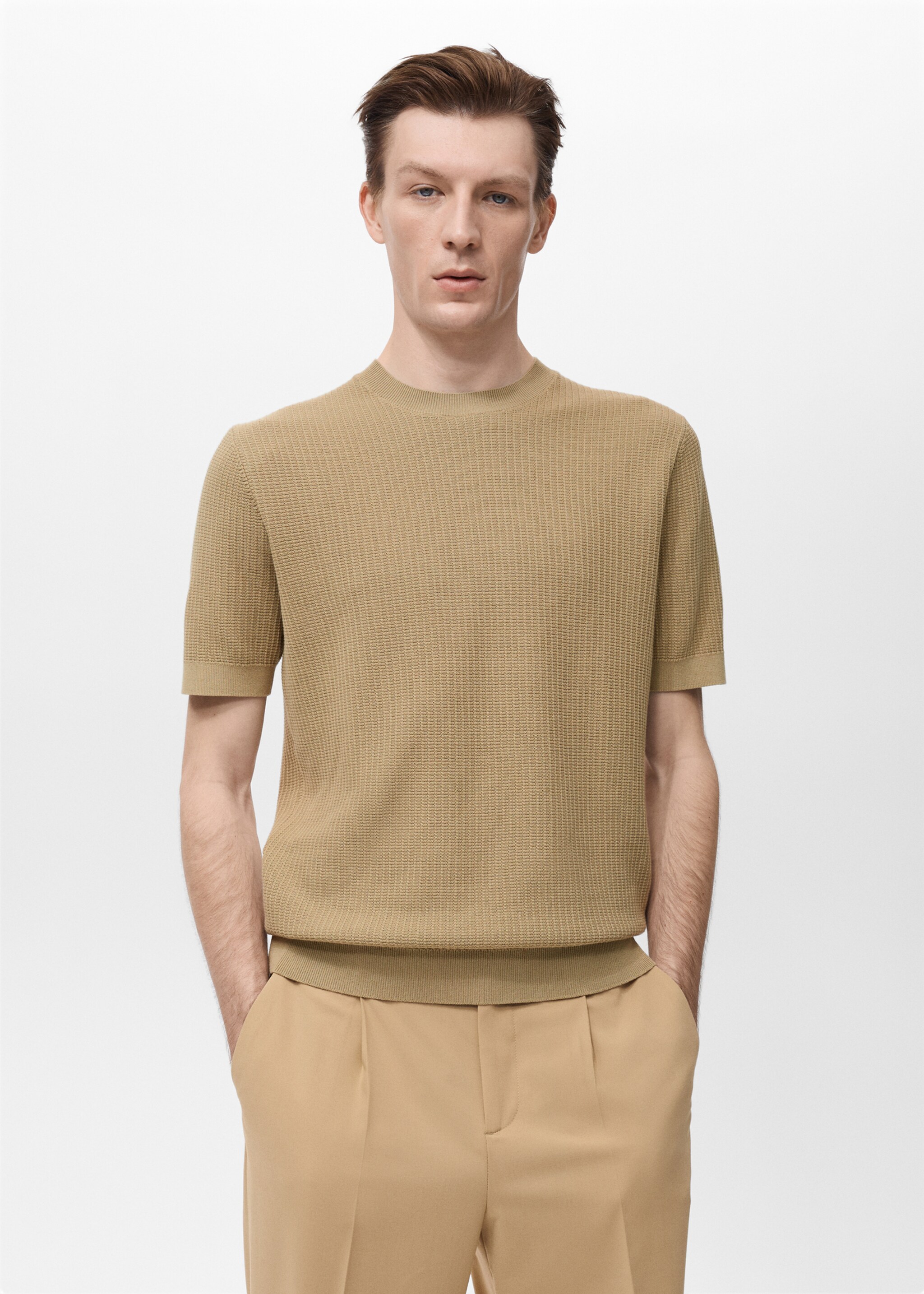T-shirt 100 % coton maille - Plan moyen
