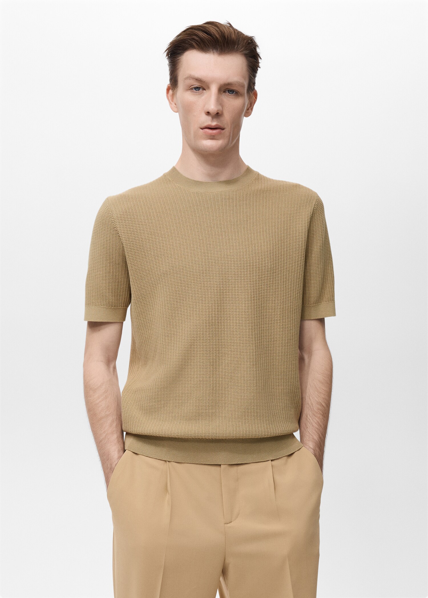 T-shirt 100 % coton maille - Plan moyen