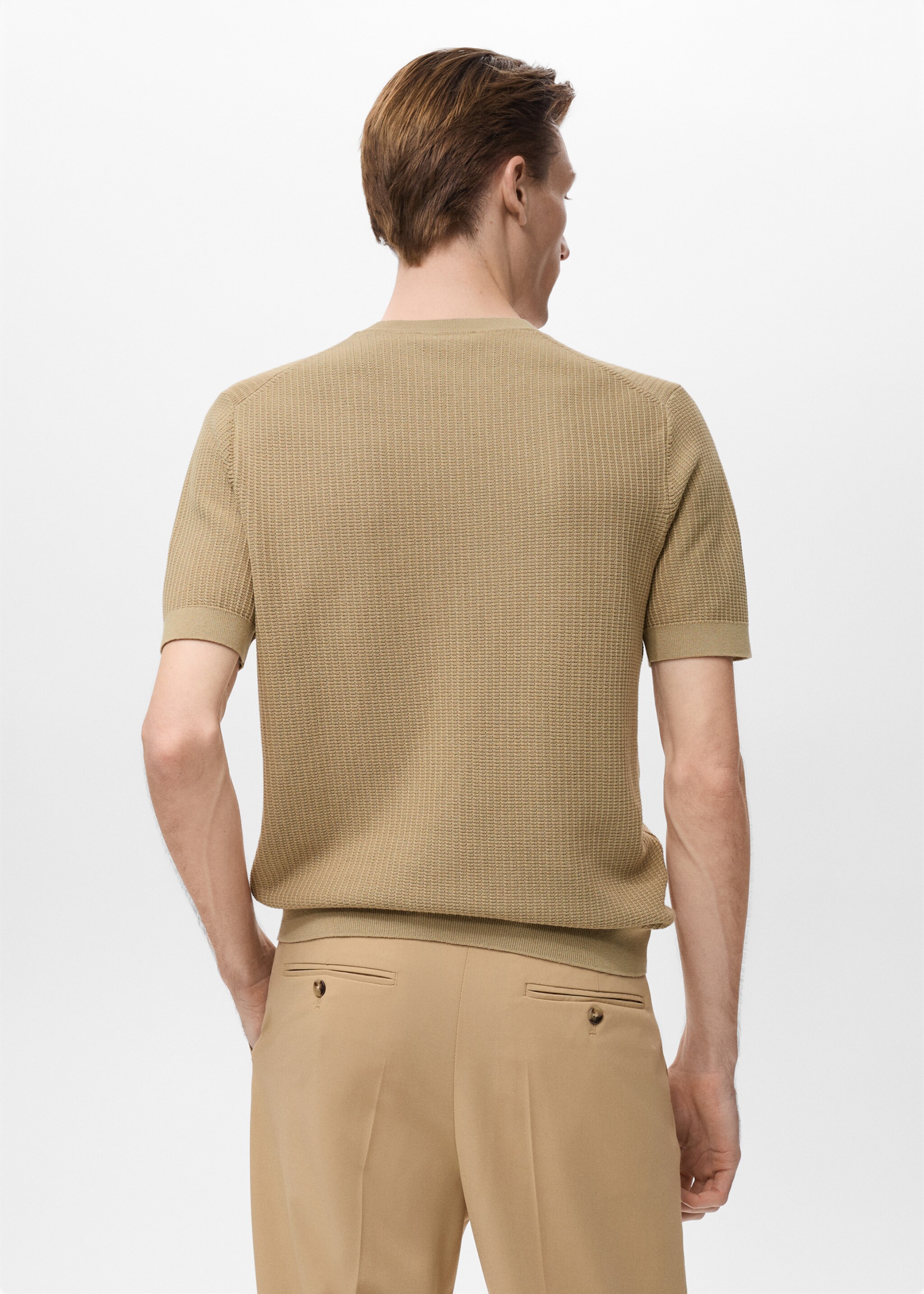 T-shirt 100 % coton maille - Verso de l’article