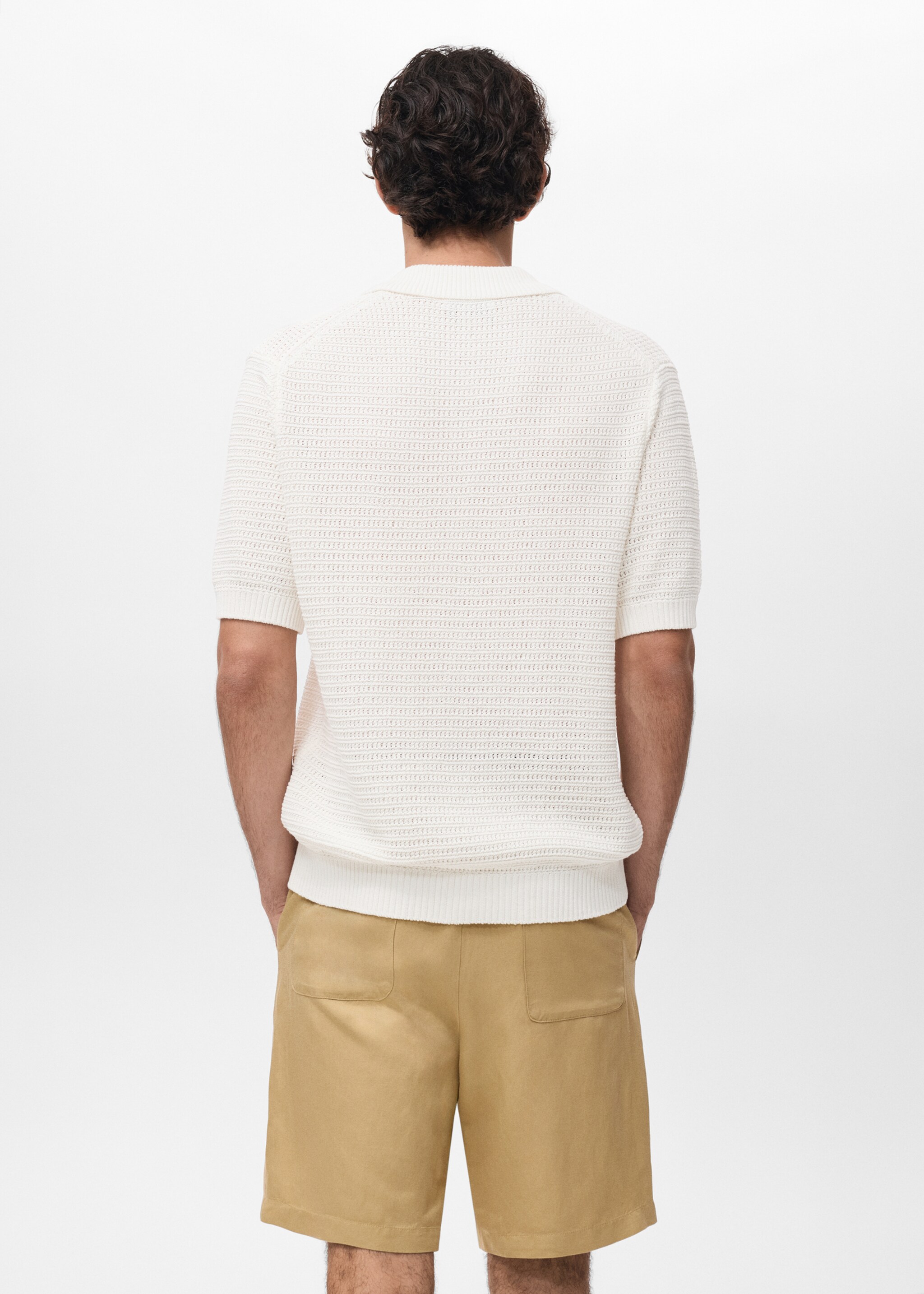 Camisa punto algodón - Reverso del artículo