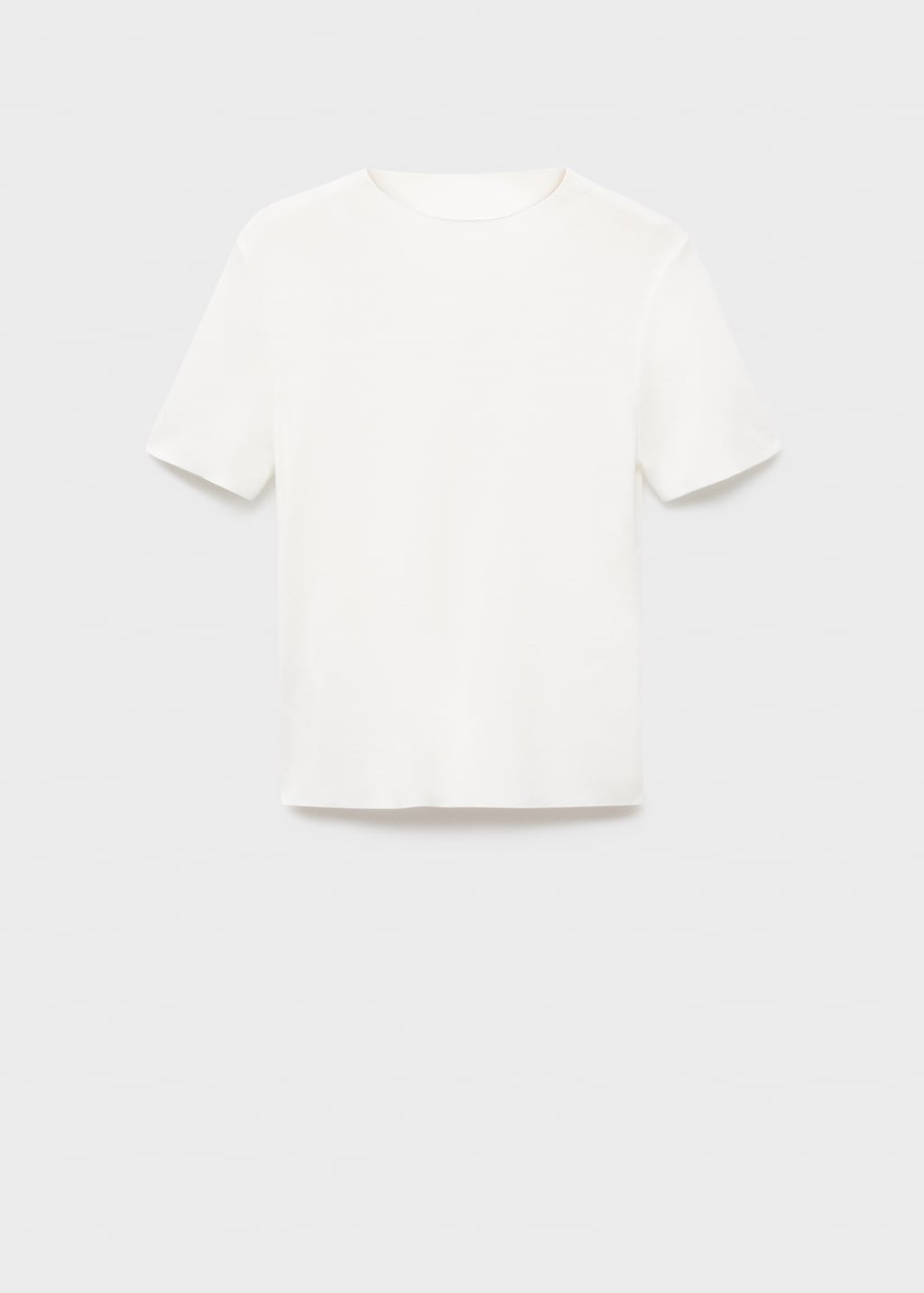 Mango Short-sleeved fine-knit sweater