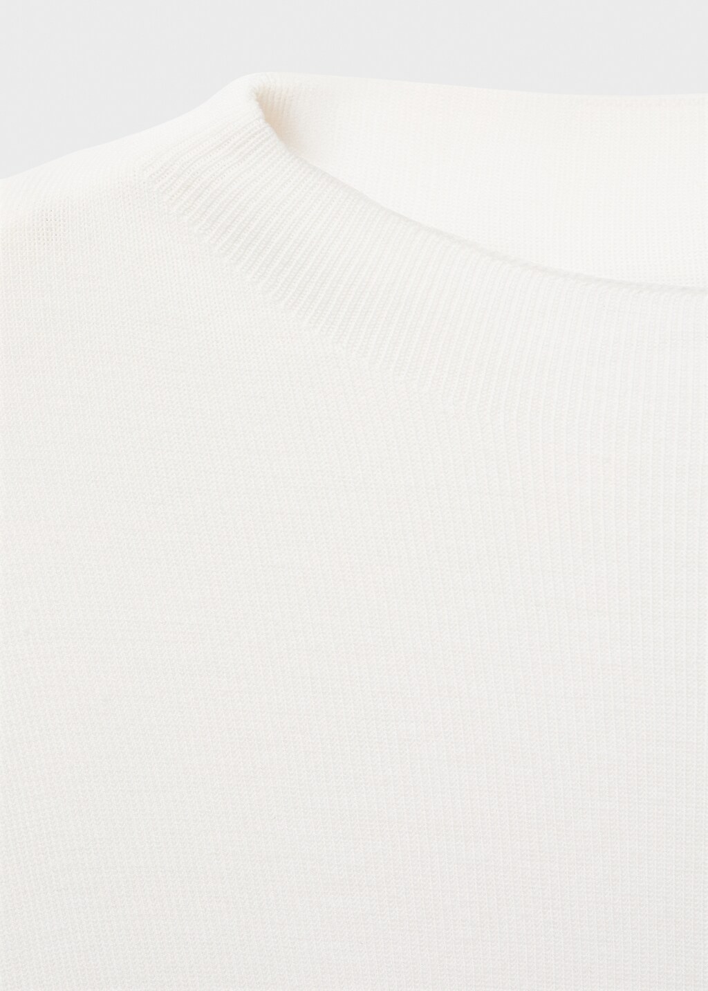 Mango Short-sleeved fine-knit sweater