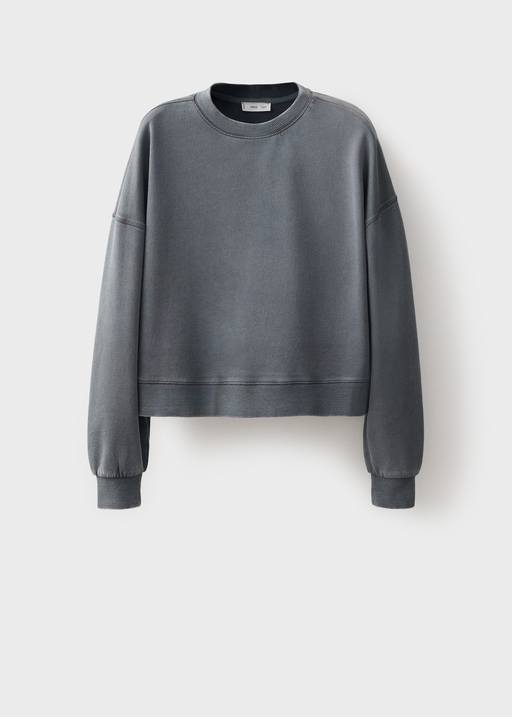 Plain cotton sweatshirt