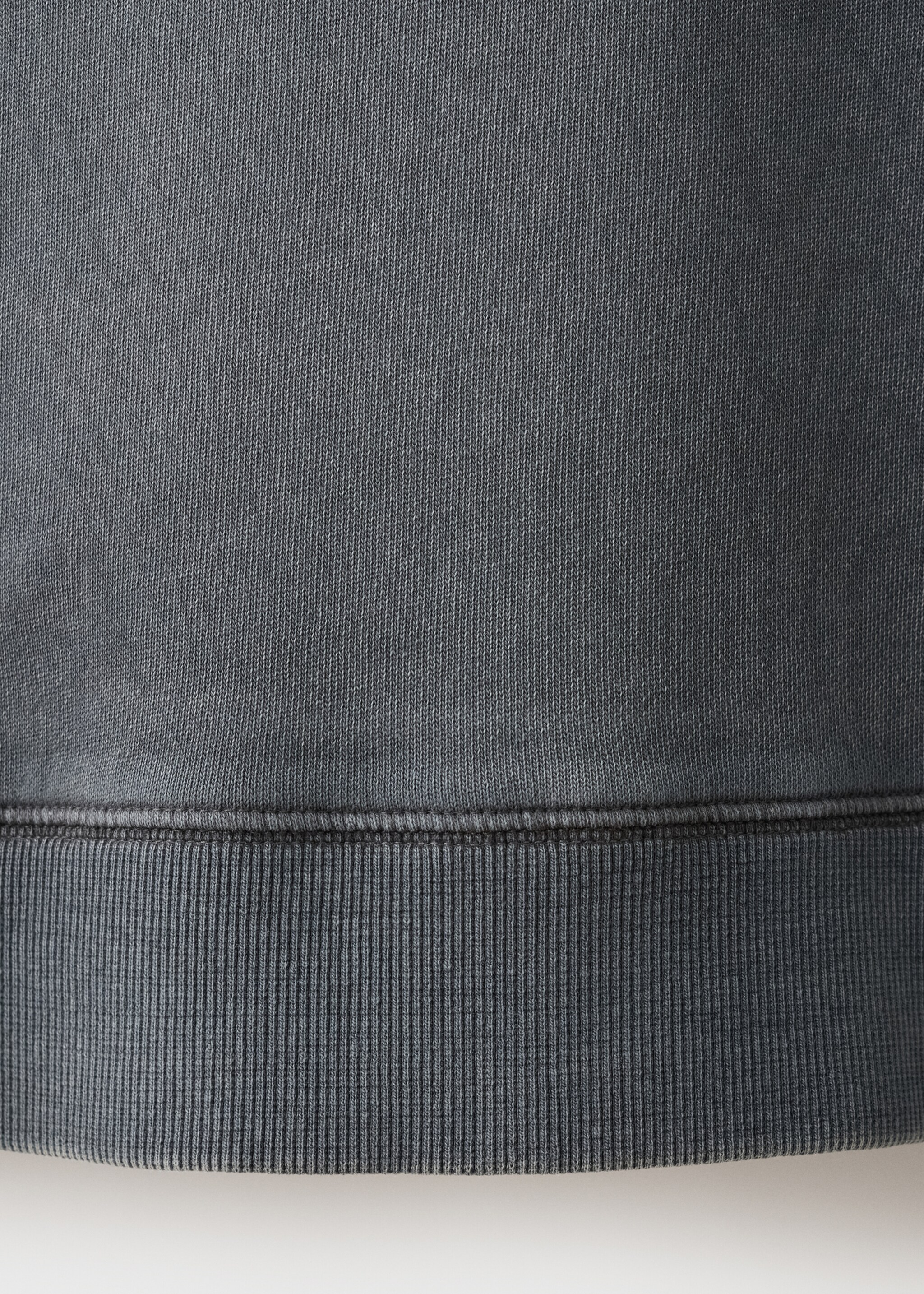 Enfärgad sweatshirt i bomull - Detaljer om artikeln 0, Kol. Ref: 17092909-00.