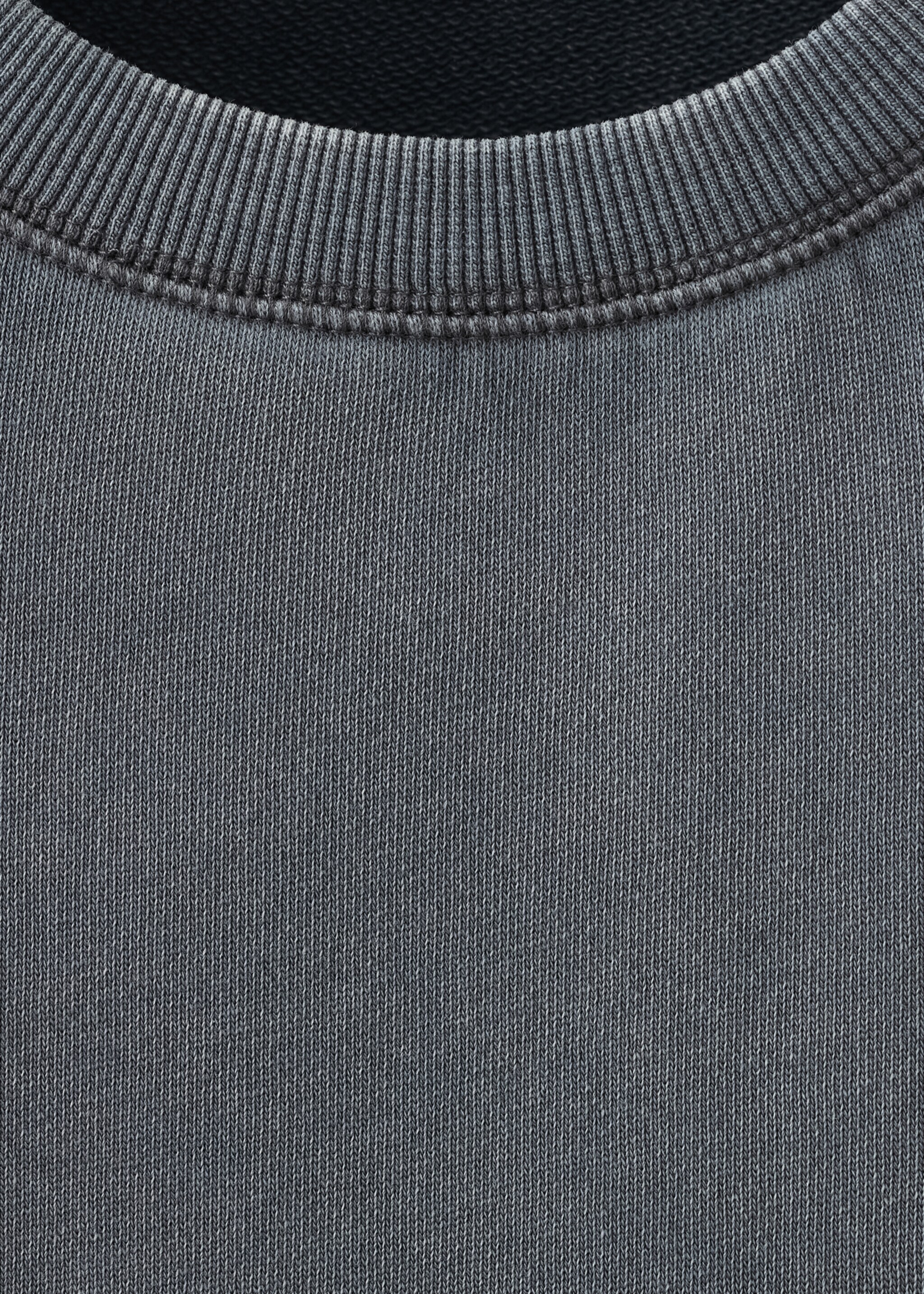 Enfärgad sweatshirt i bomull - Detaljer om artikeln 8, Kol. Ref: 17092909-00.