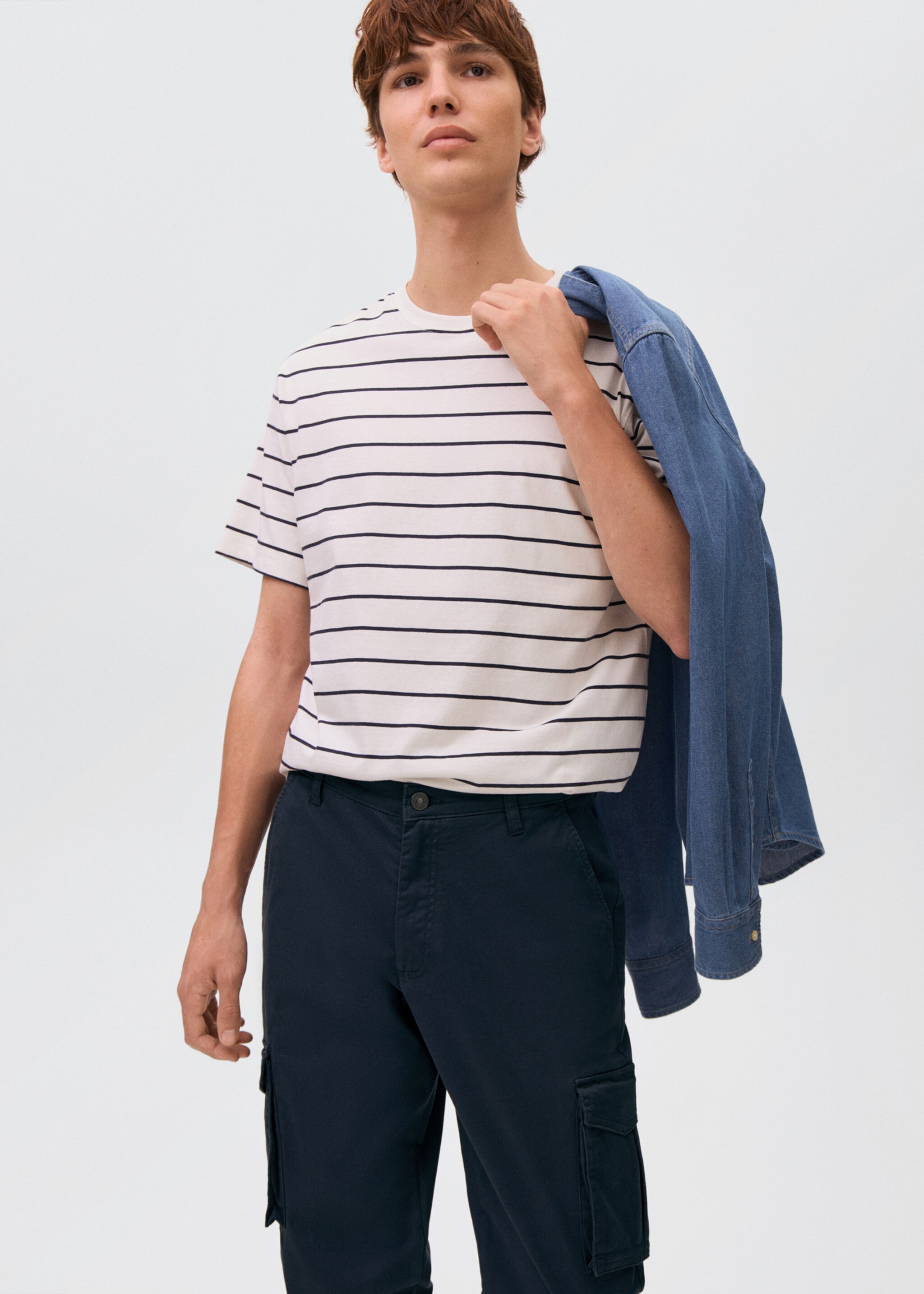 Cargo trousers - Details of the article 1, Navy. Ref: 17092910-00.