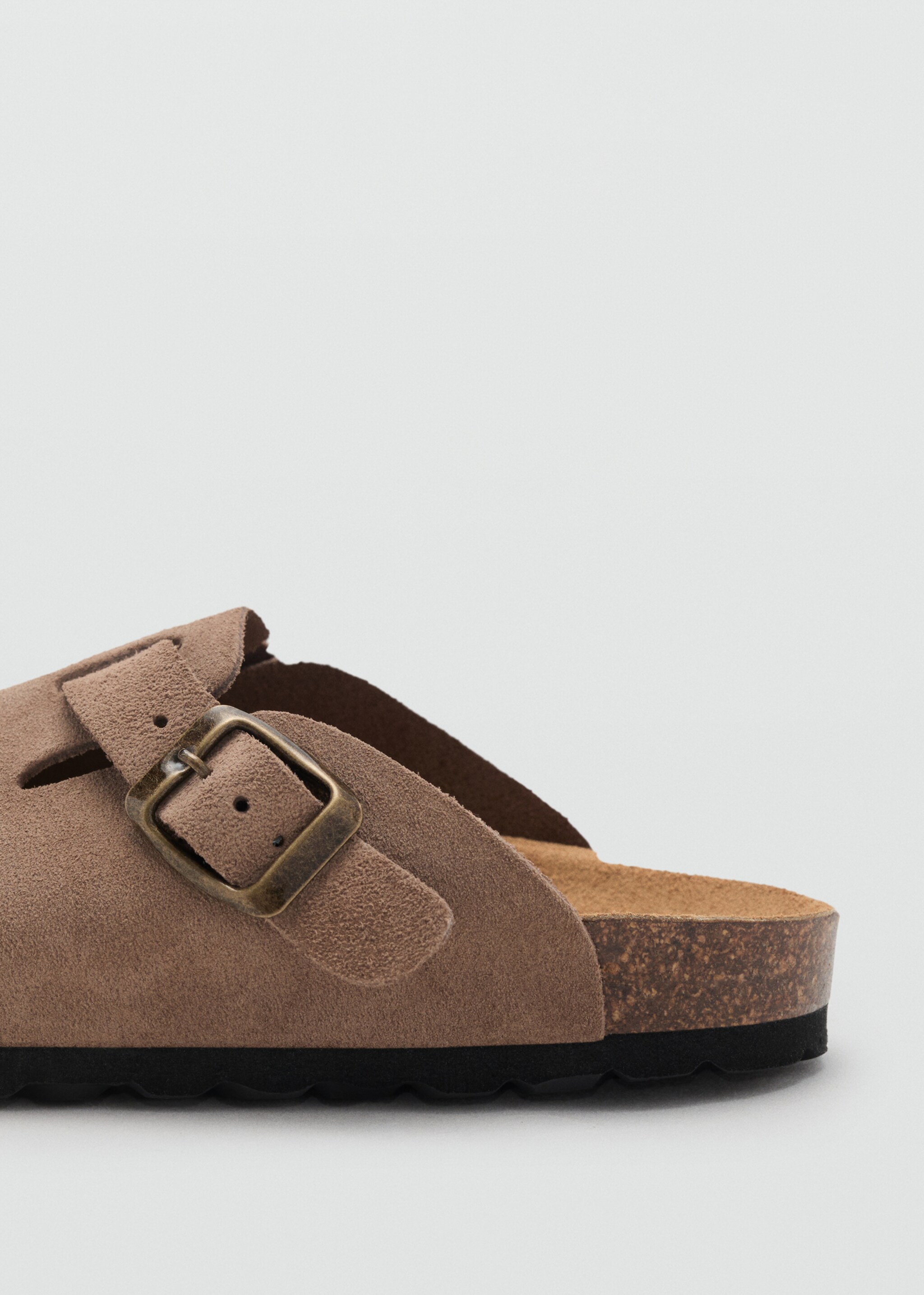 Leather clogs with buckle - Details of the article 1